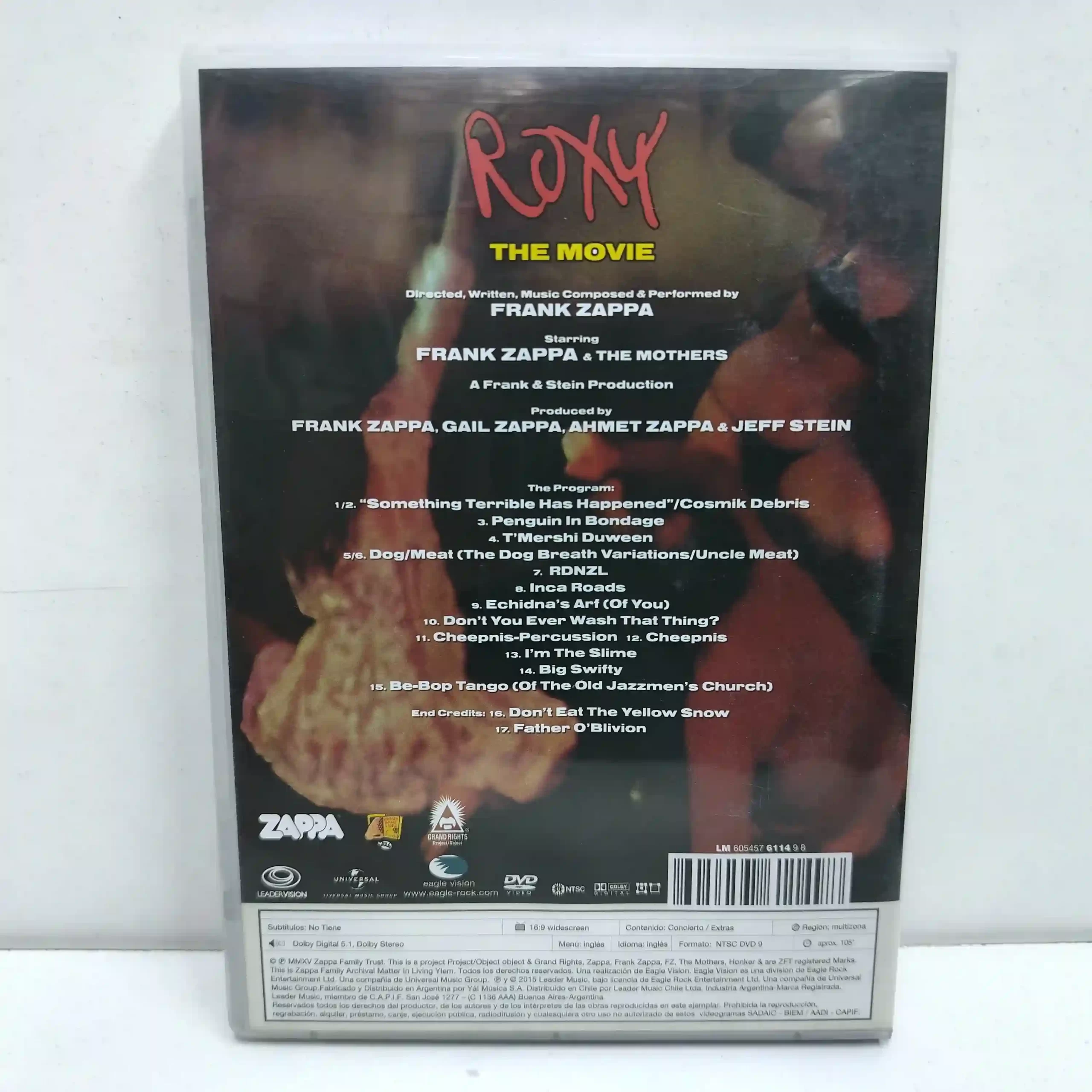Frank Zappa & The Mothers – Roxy The Movie (DVD) - Imagen 2