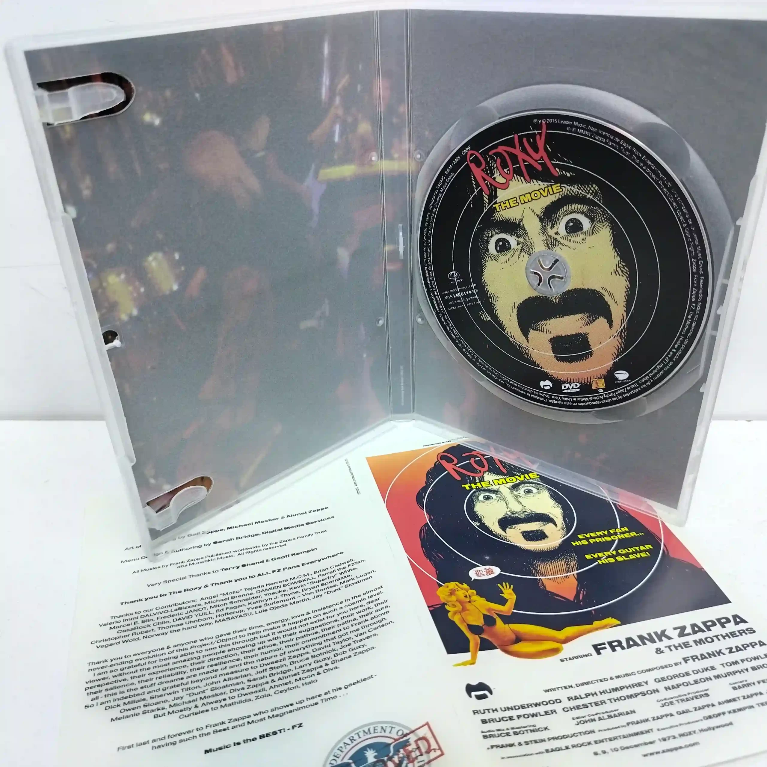 Frank Zappa & The Mothers – Roxy The Movie (DVD) - Imagen 3