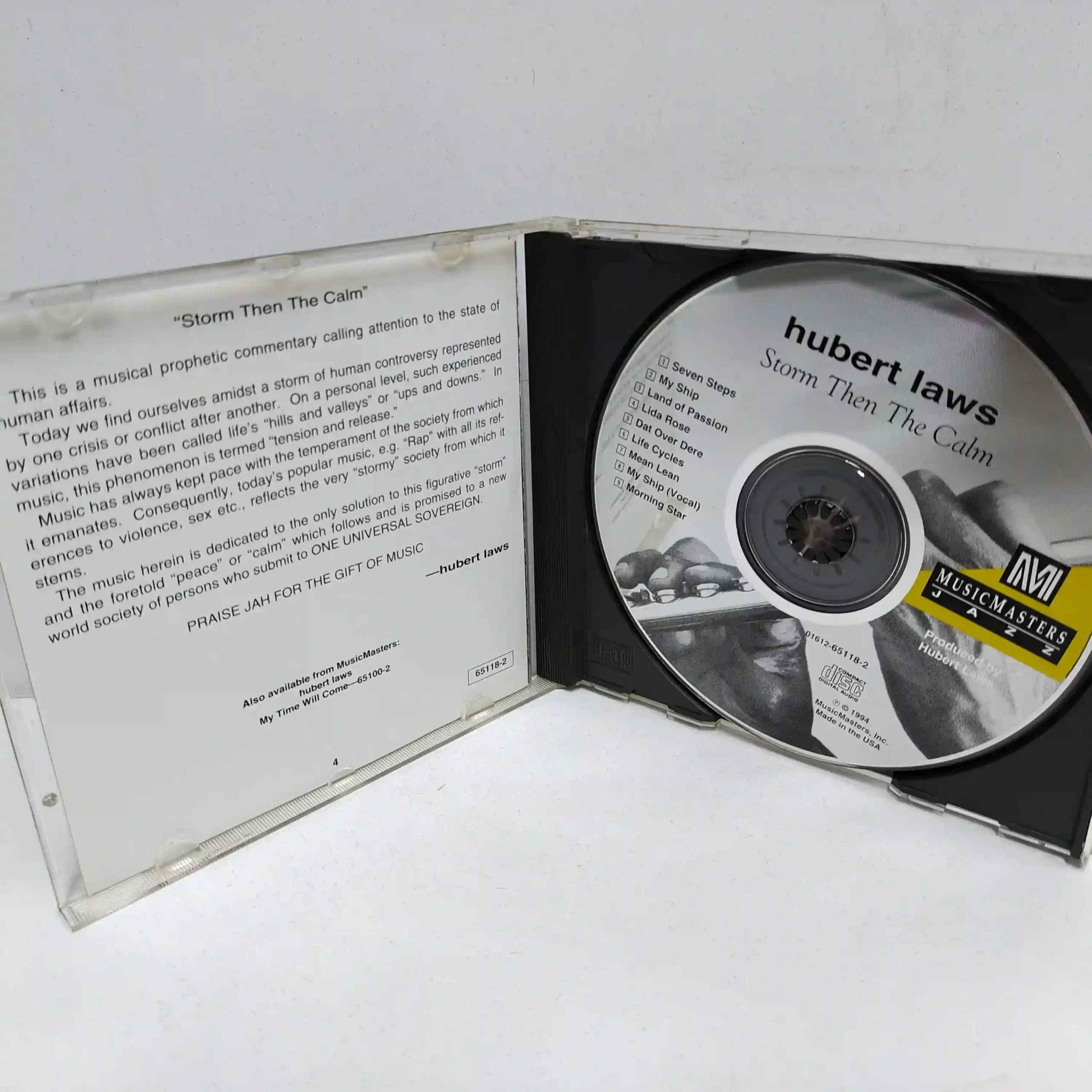 Hubert Laws – Storm Then The Calm (CD) - Imagen 3