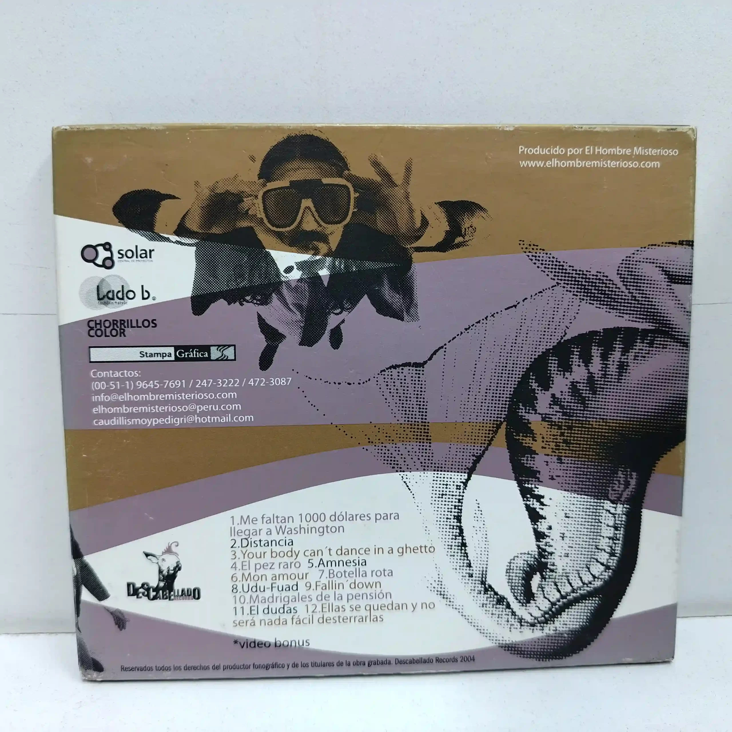 El Hombre Misterioso – Pez Raro (CD) - Imagen 2