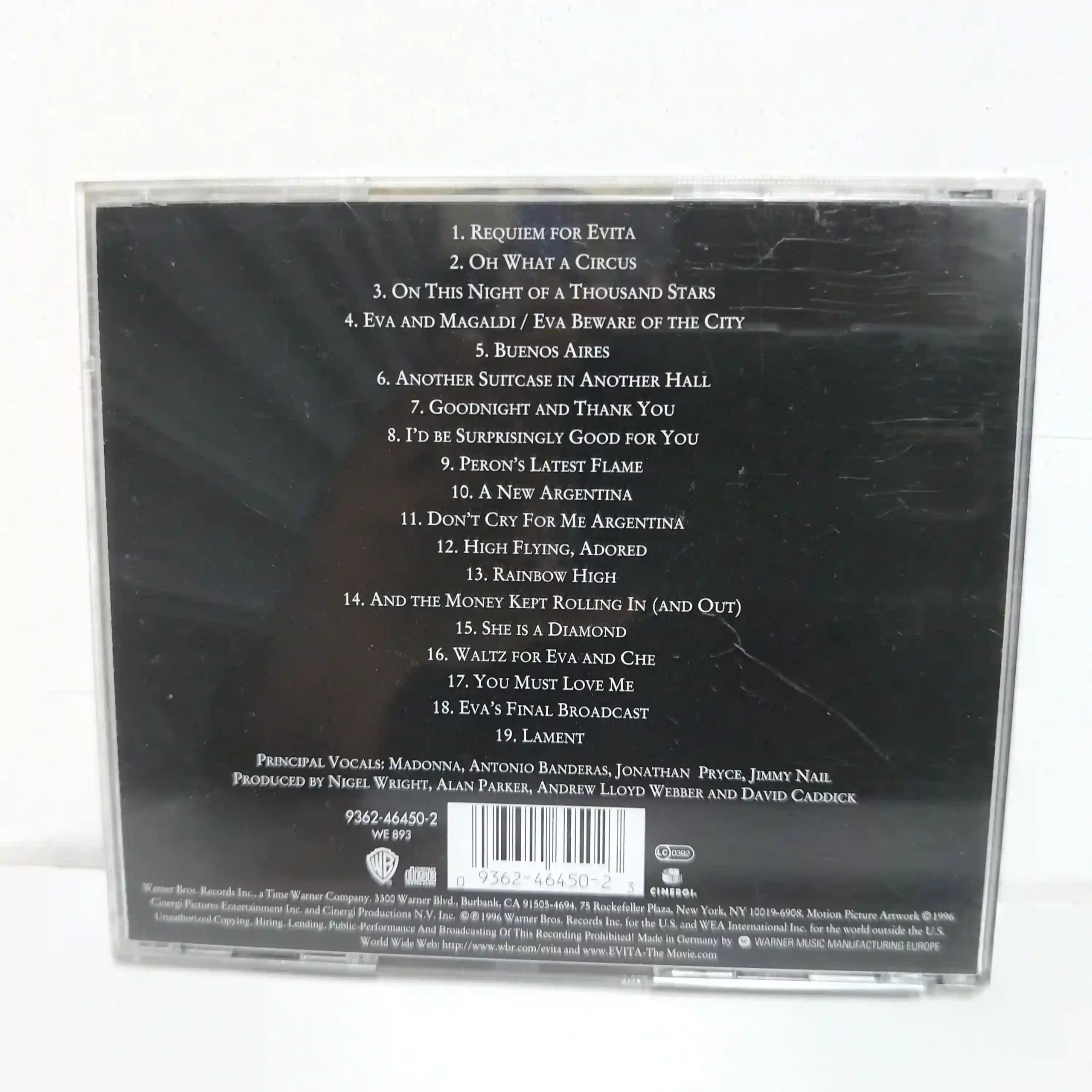 Andrew Lloyd Webber – Evita (Soundtrack) (CD) - Imagen 2
