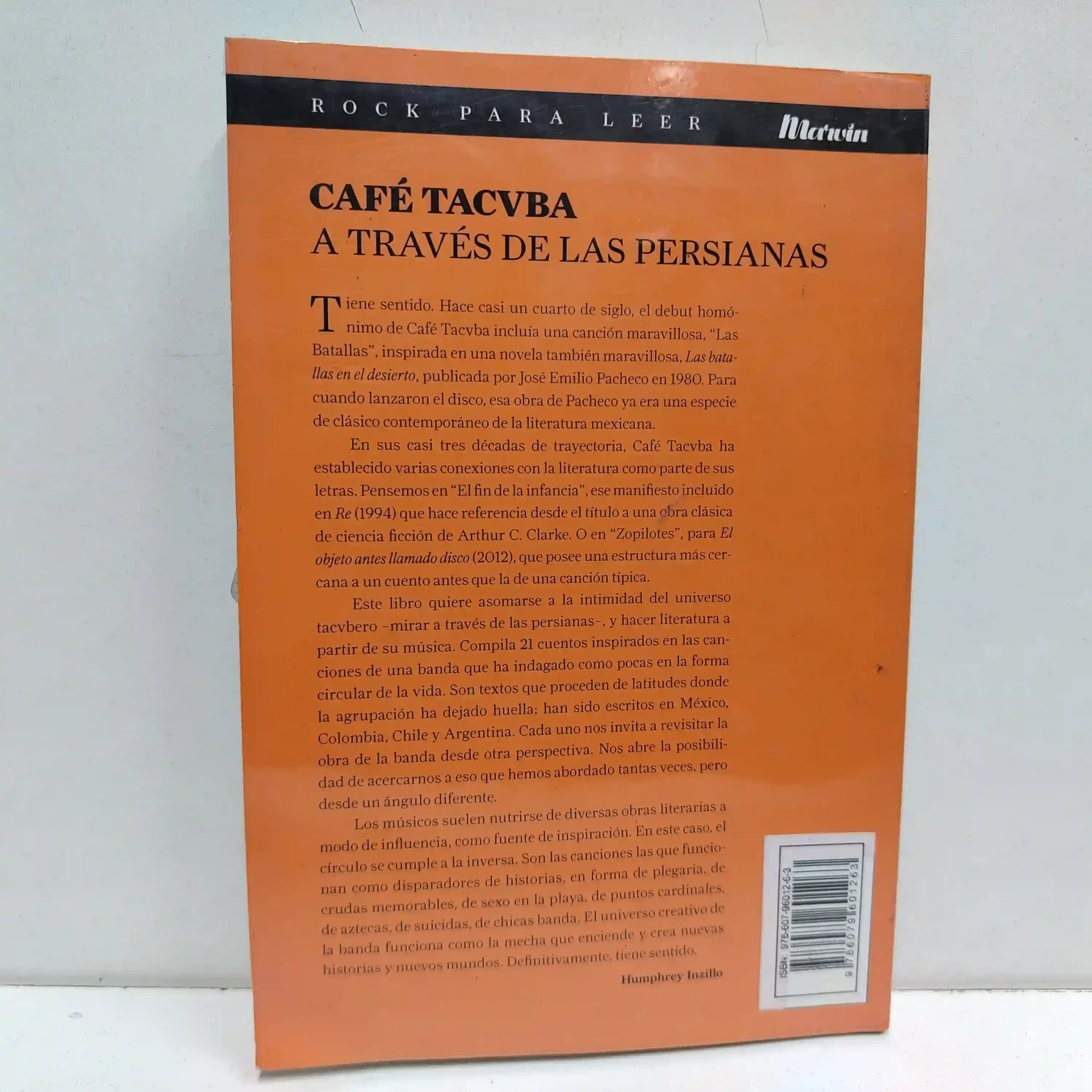 Cafe Tacvba – A Traves de las Persianas (LIBRO) - Imagen 2