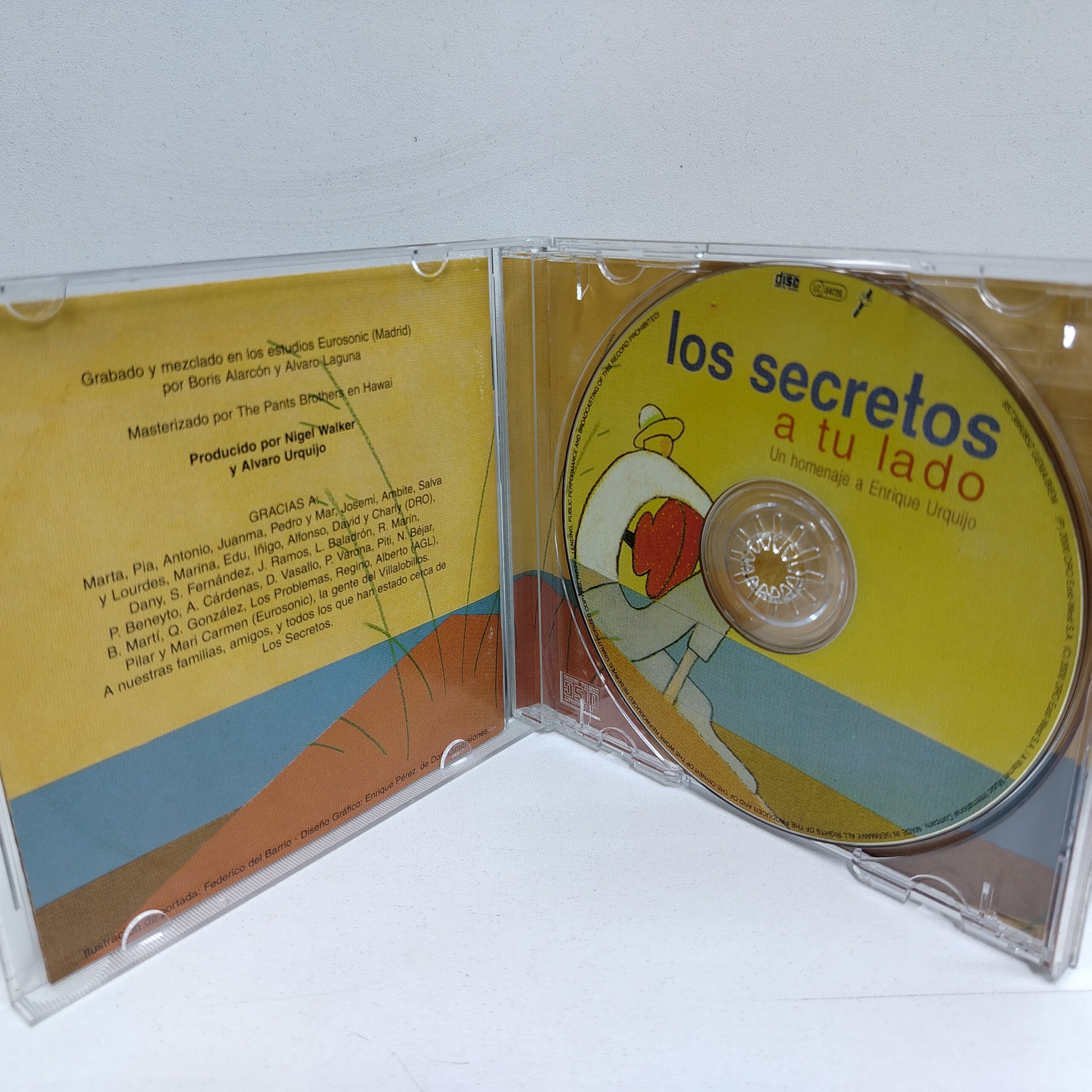 Los Secretos – A Tu Lado – Un Homenaje A Enrique Urquijo (CD) - Imagen 3