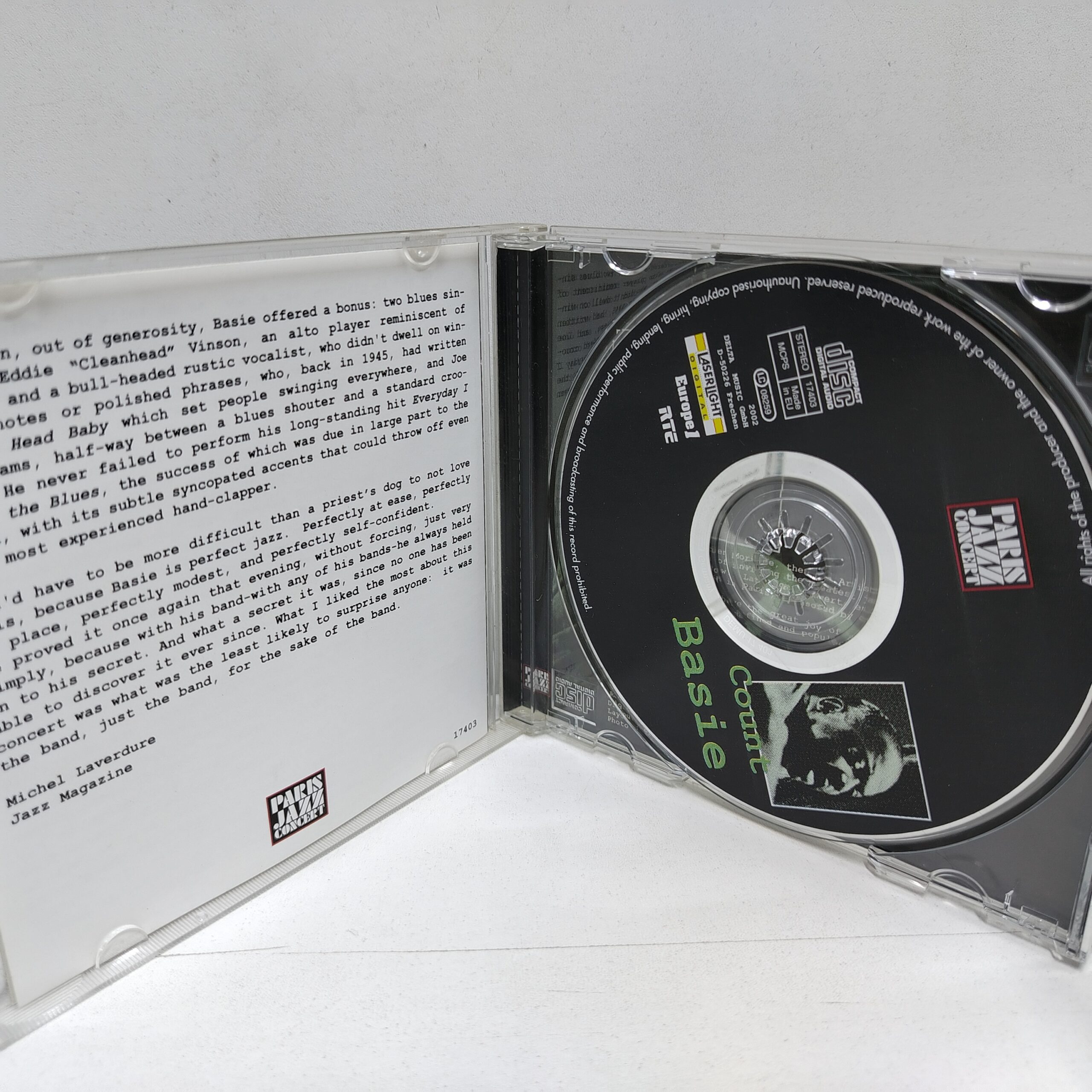 Count Basie – Salle Pleyel, Apr. 17th, 1972 (CD) - Imagen 3