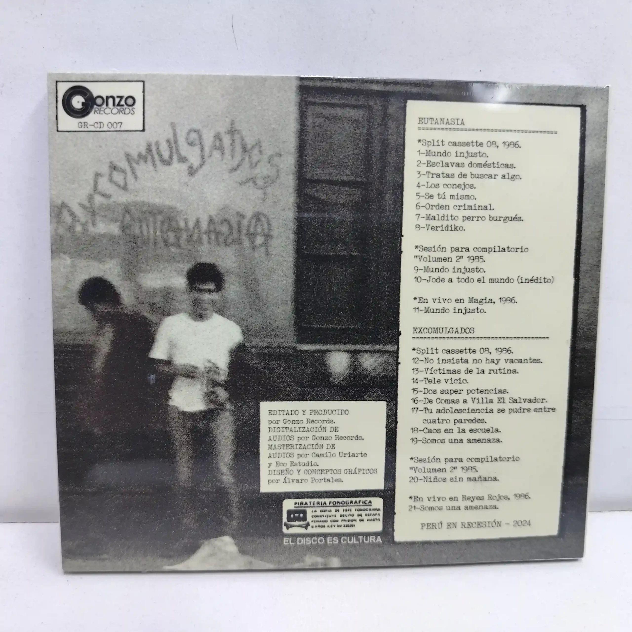 Eutanasia / Excomulgados – (CD SELLADO) - Imagen 2