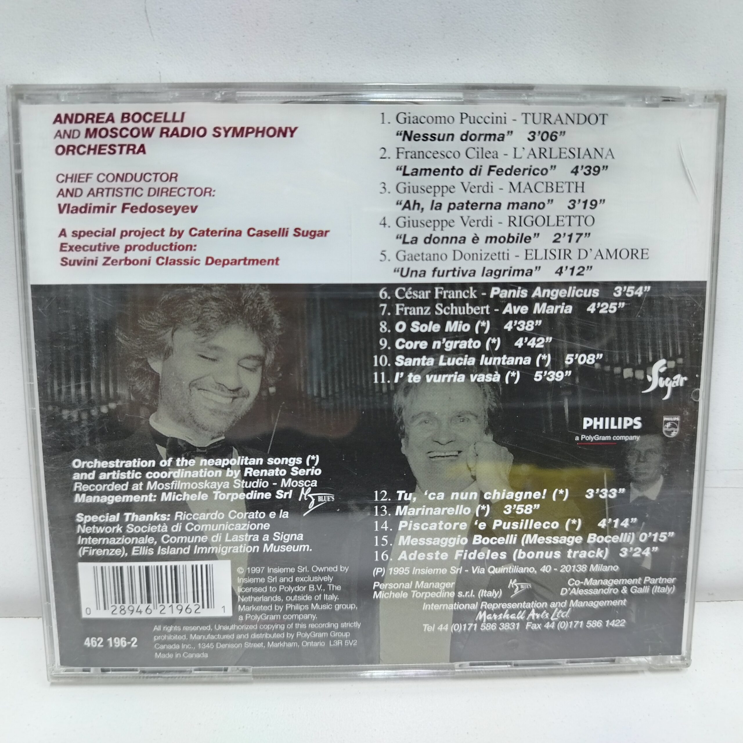 Andrea Bocelli – Viaggio Italiano (CD) - Imagen 2
