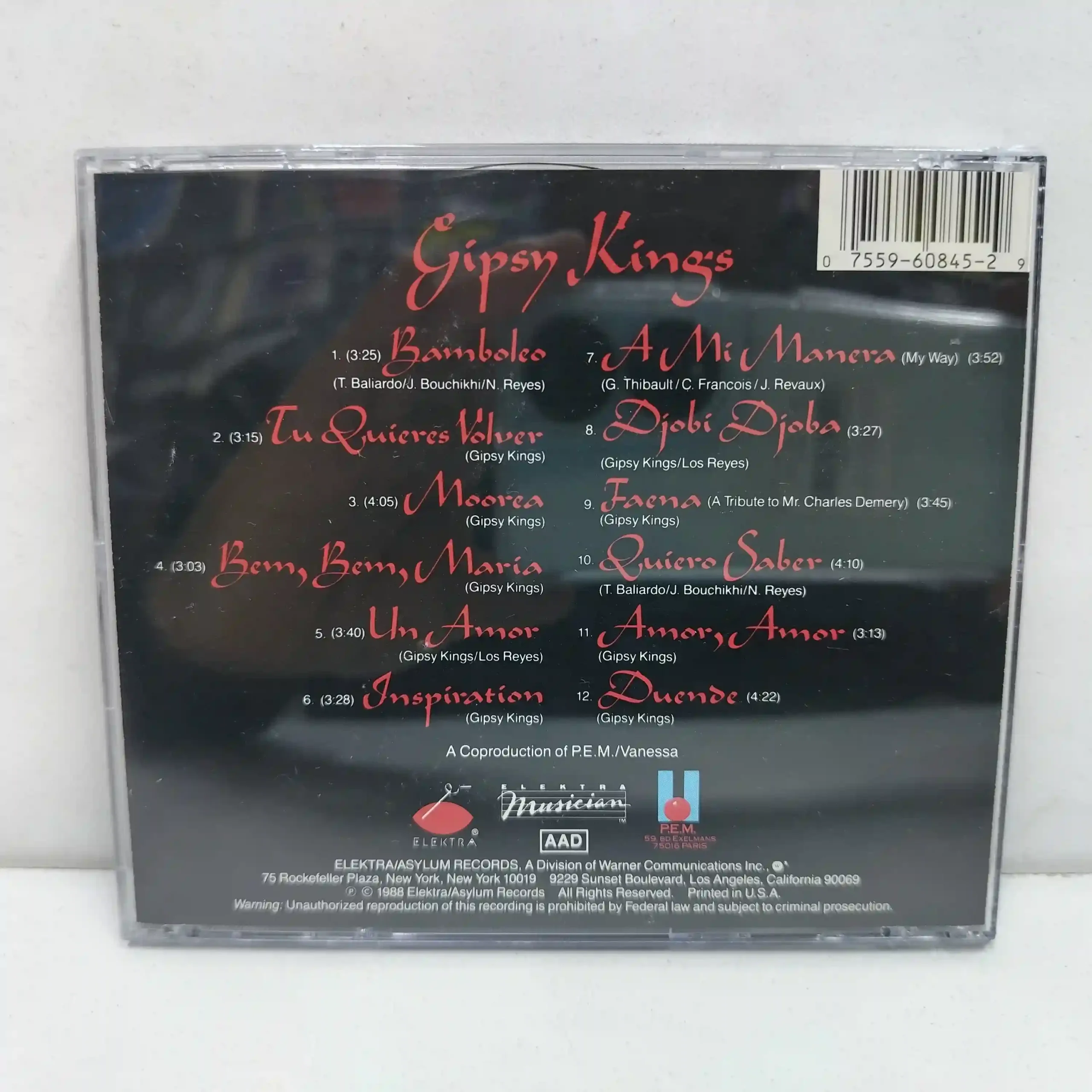 Gipsy Kings – Gipsy Kings (CD) - Imagen 2