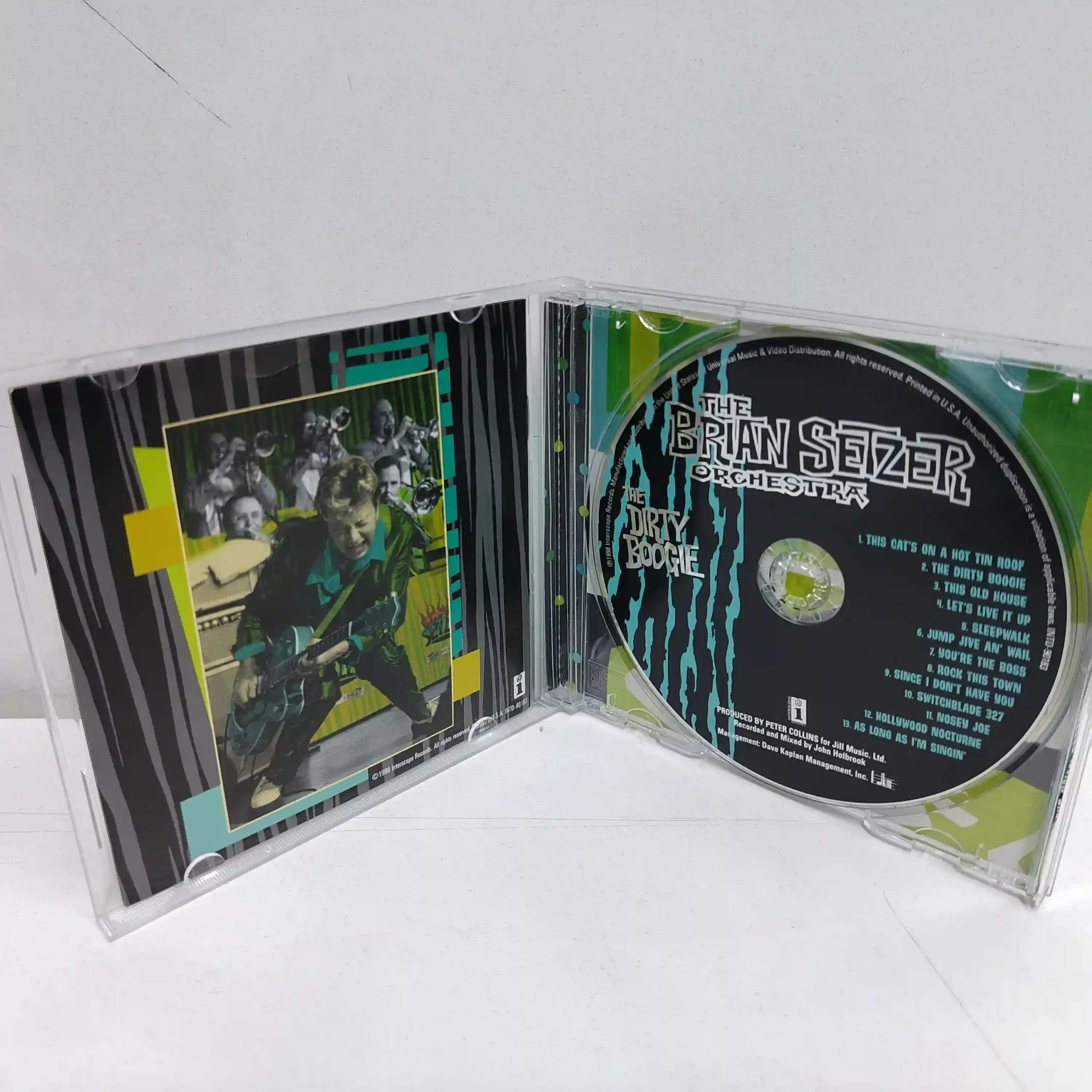 The Brian Setzer Orchestra – The Dirty Boogie (CD) - Imagen 3