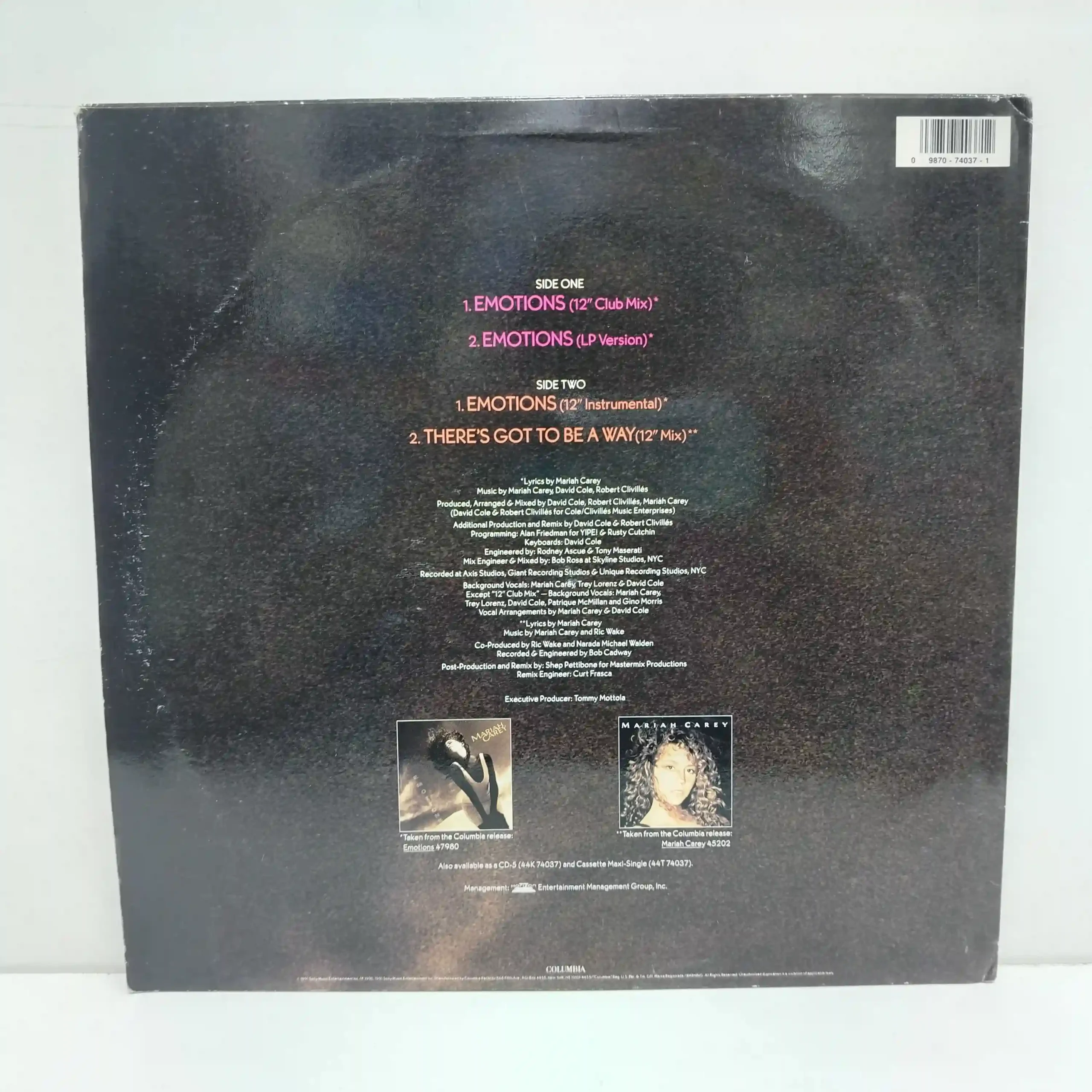 Mariah Carey – Emotions (LP SINGLE) - Imagen 2