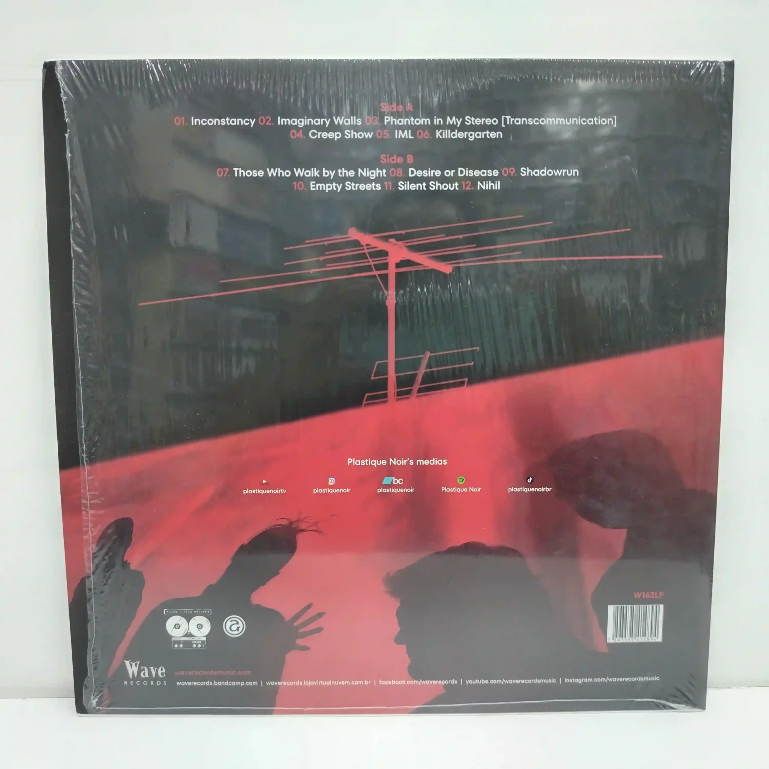 Plastique Noir – Dead Pop (LP DEBUT / SPLATTER ROJO /2008) - Imagen 2