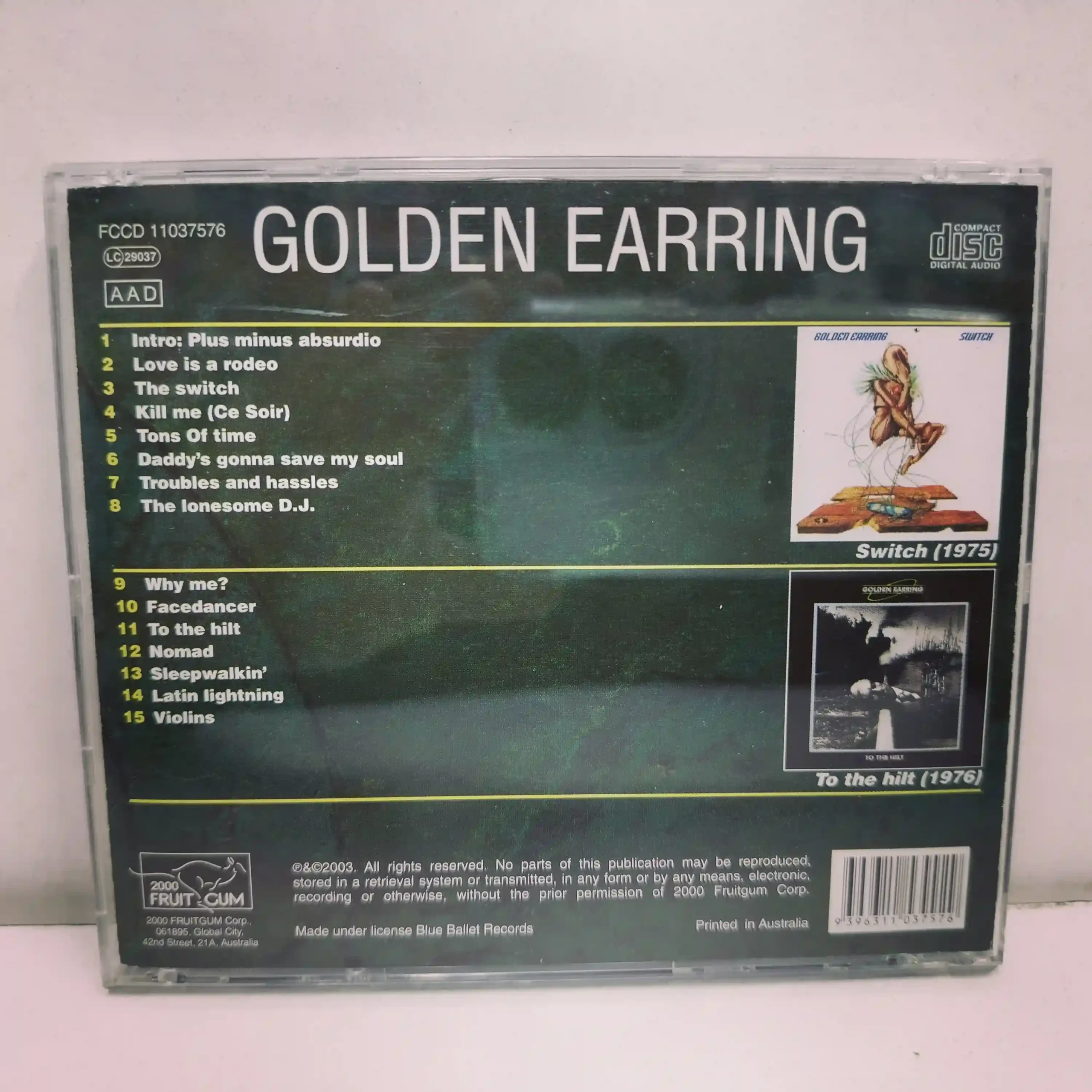 Golden Earring – Switch / To The Hilt (CD) - Imagen 2