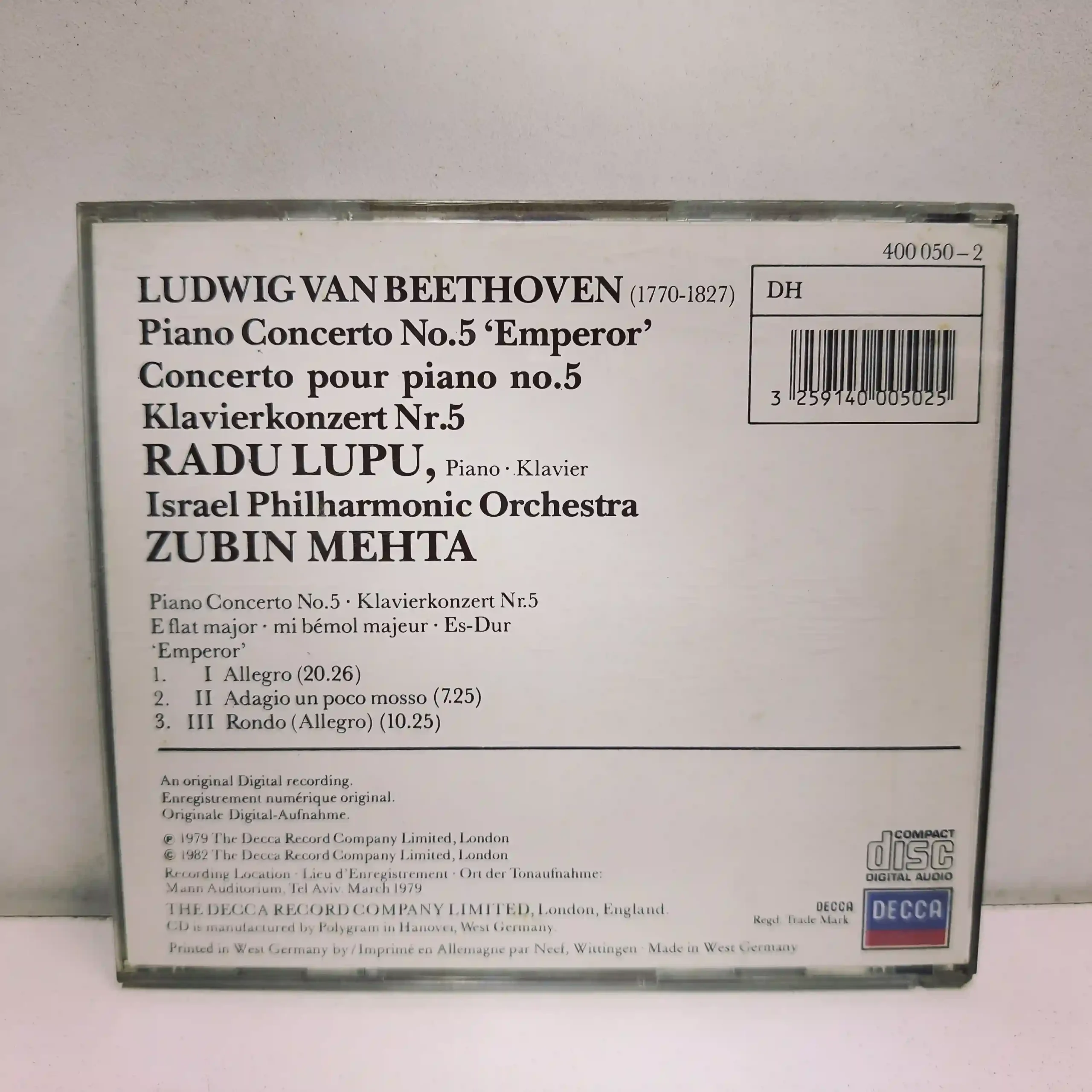 ZUBIN MEHTA (CD) - Imagen 2