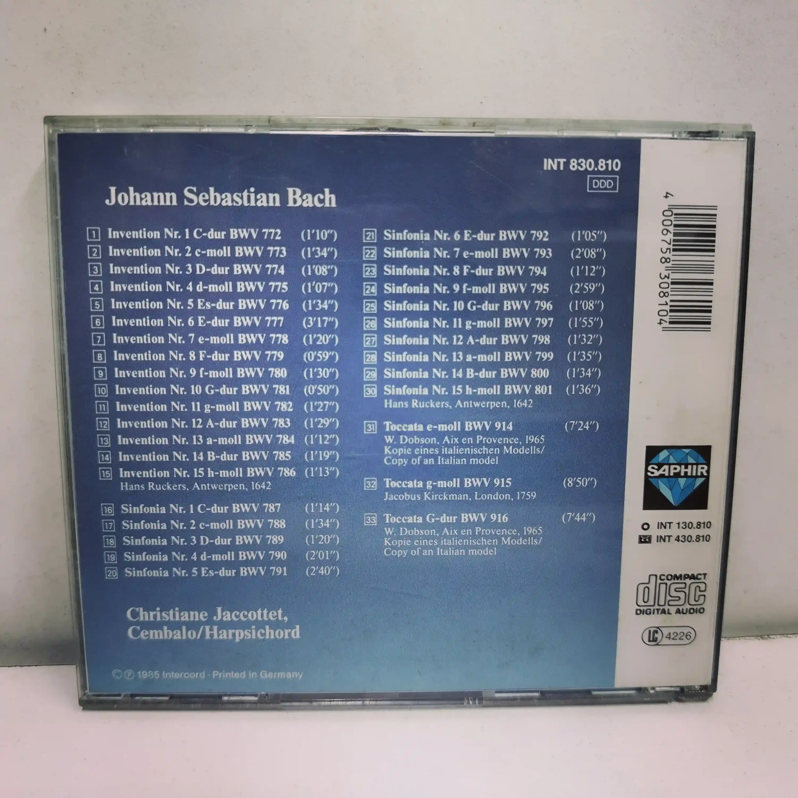 BACH (CD) - Imagen 2