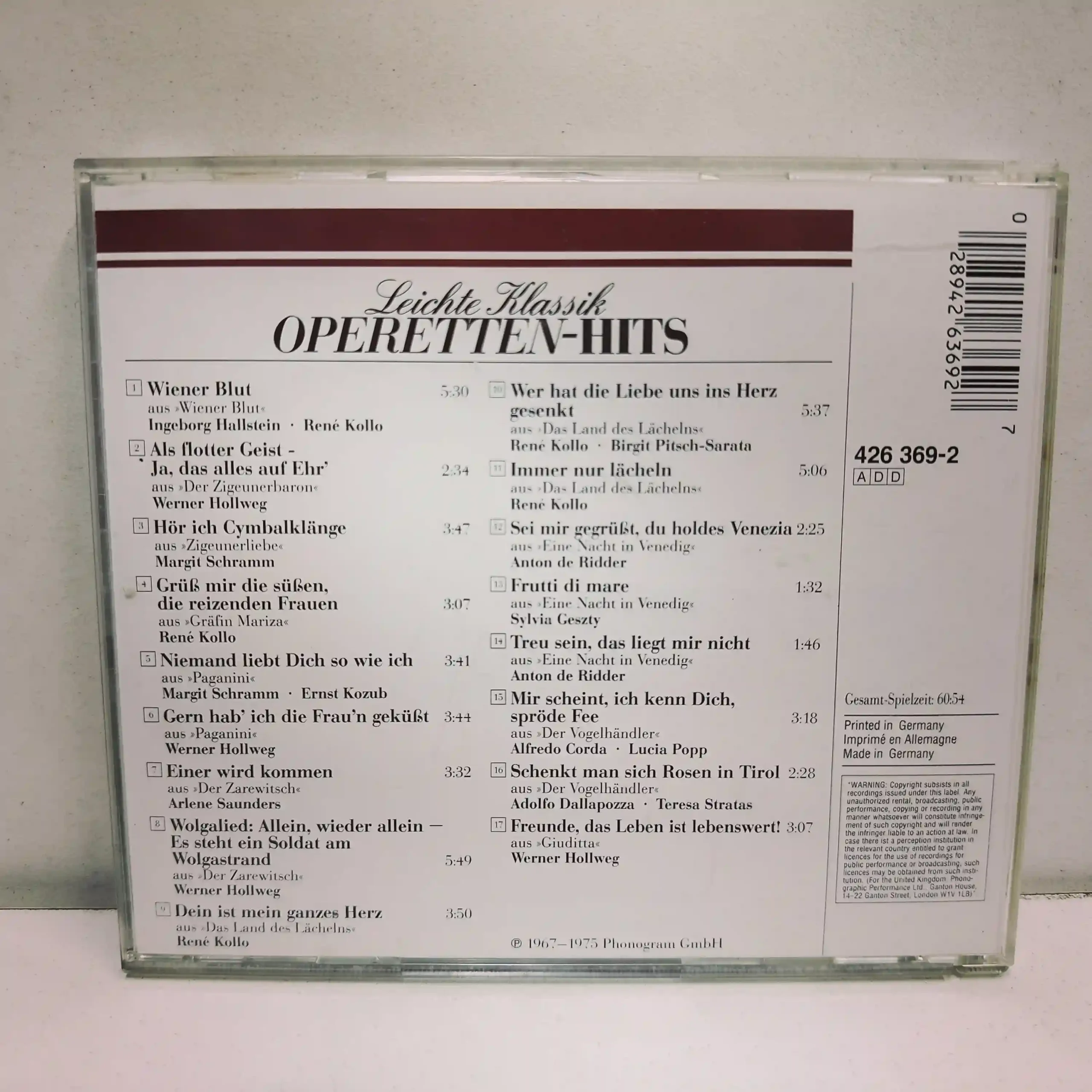 OPERETTEN HITS (CD) - Imagen 2