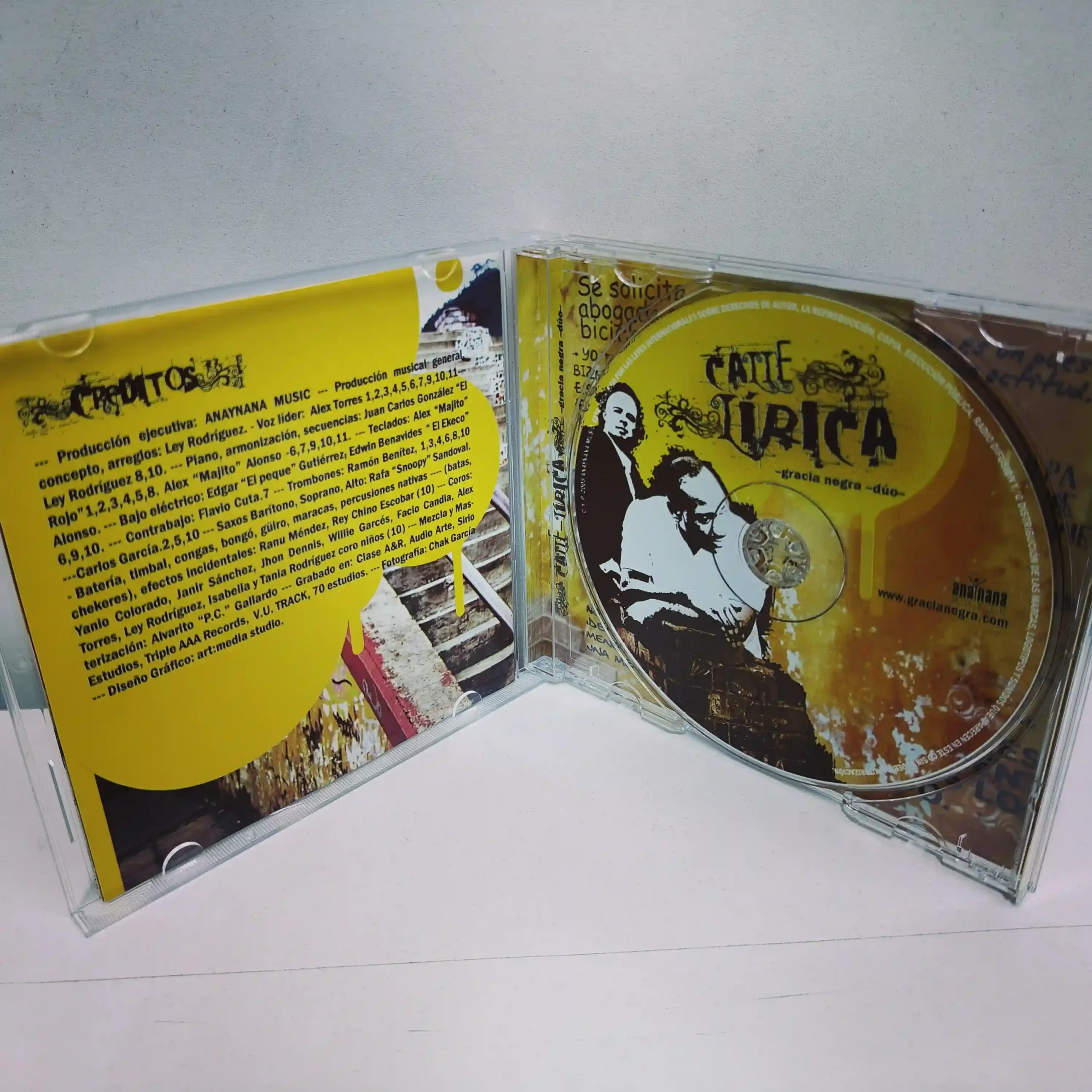 Calle Lirica – Gracia Negra Duo (CD) - Imagen 3