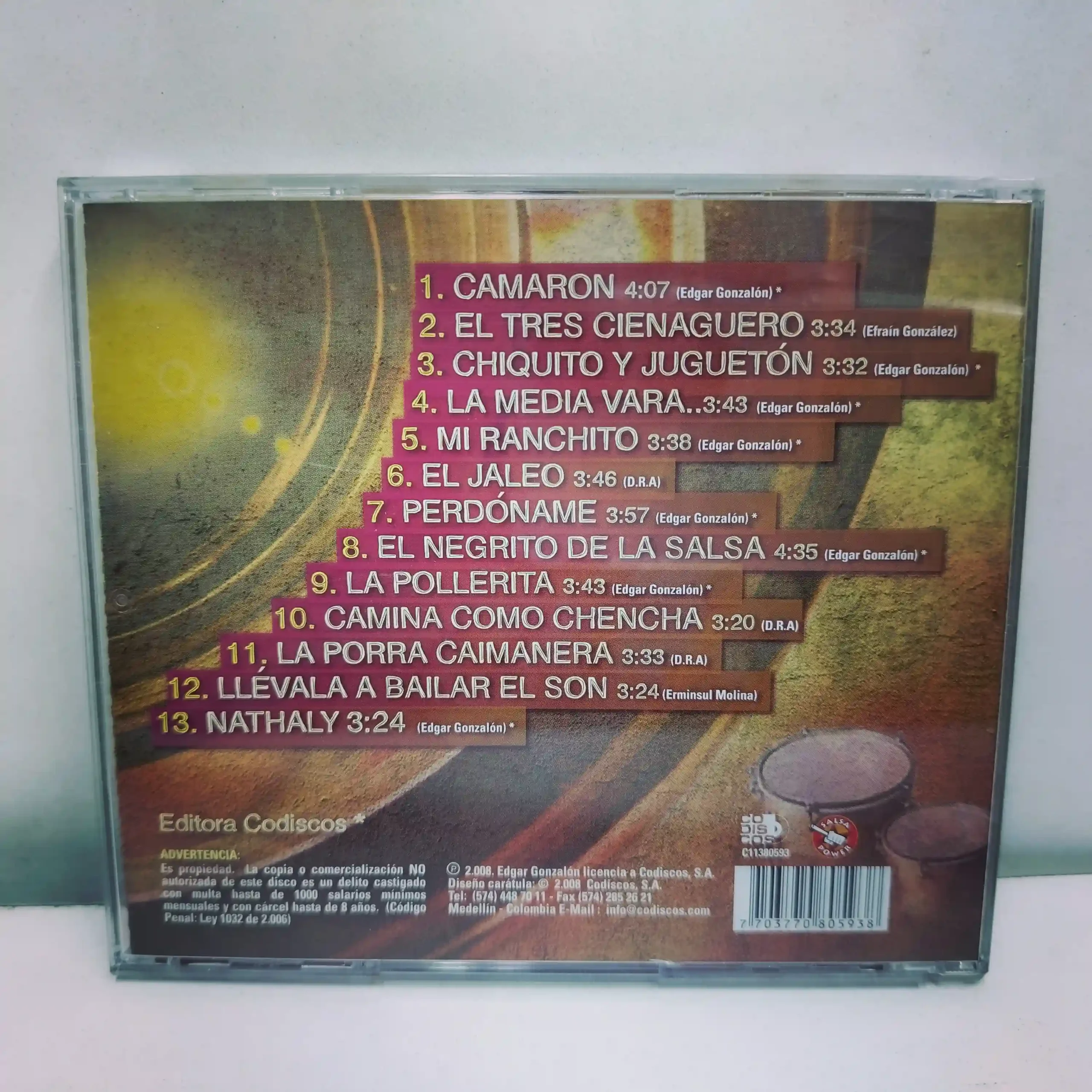 El Negrito De La Salsa – Pa’ Bailar el Son (CD) - Imagen 2