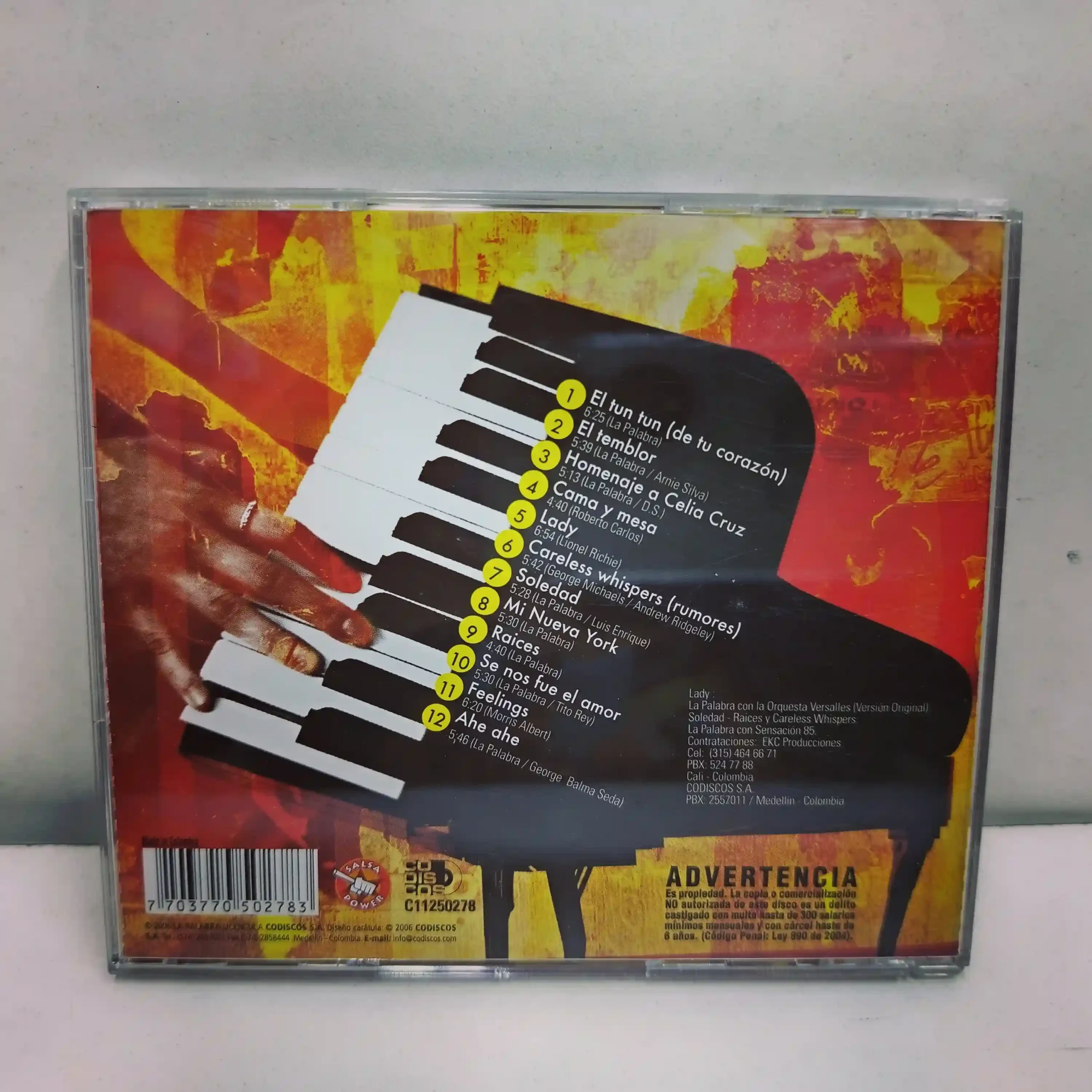 Orquesta La Palabra – Lo Mejor De La Palabra (CD) - Imagen 2