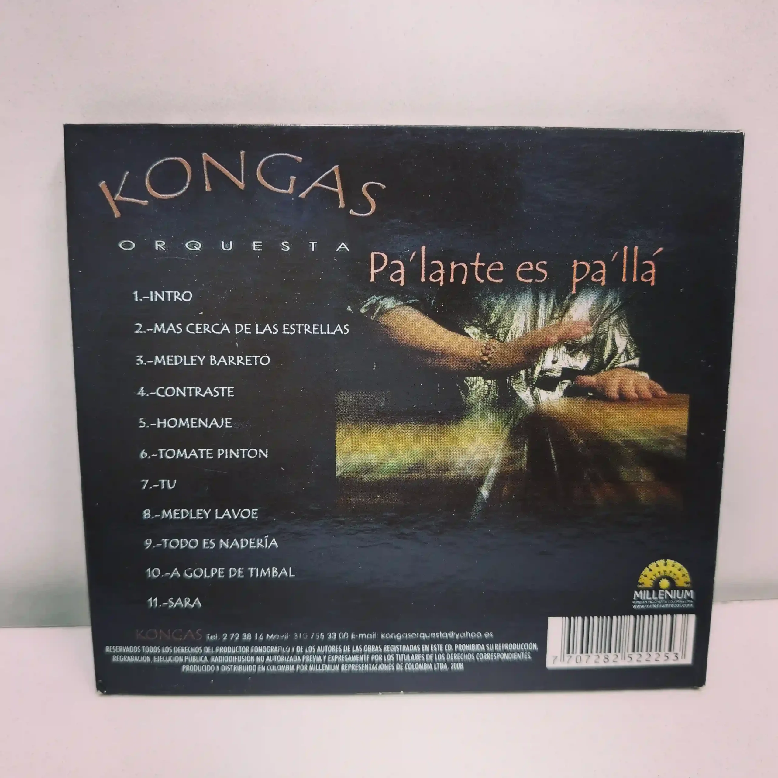 Kongas Orquesta – Pa’lante Es Pa’llá (CD) - Imagen 2