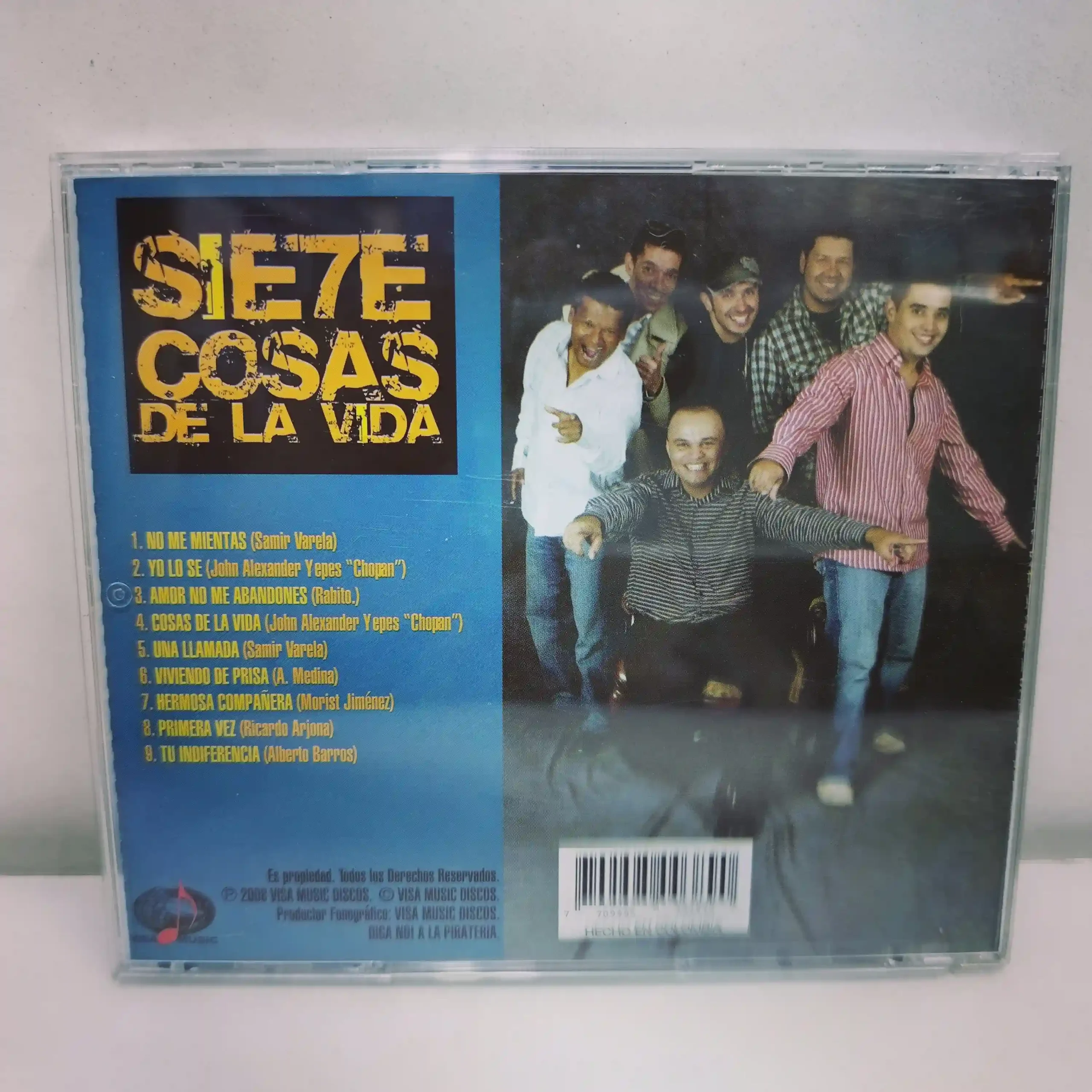 Alma Del Barrio – Siete Cosas De La Vida (CD) - Imagen 2