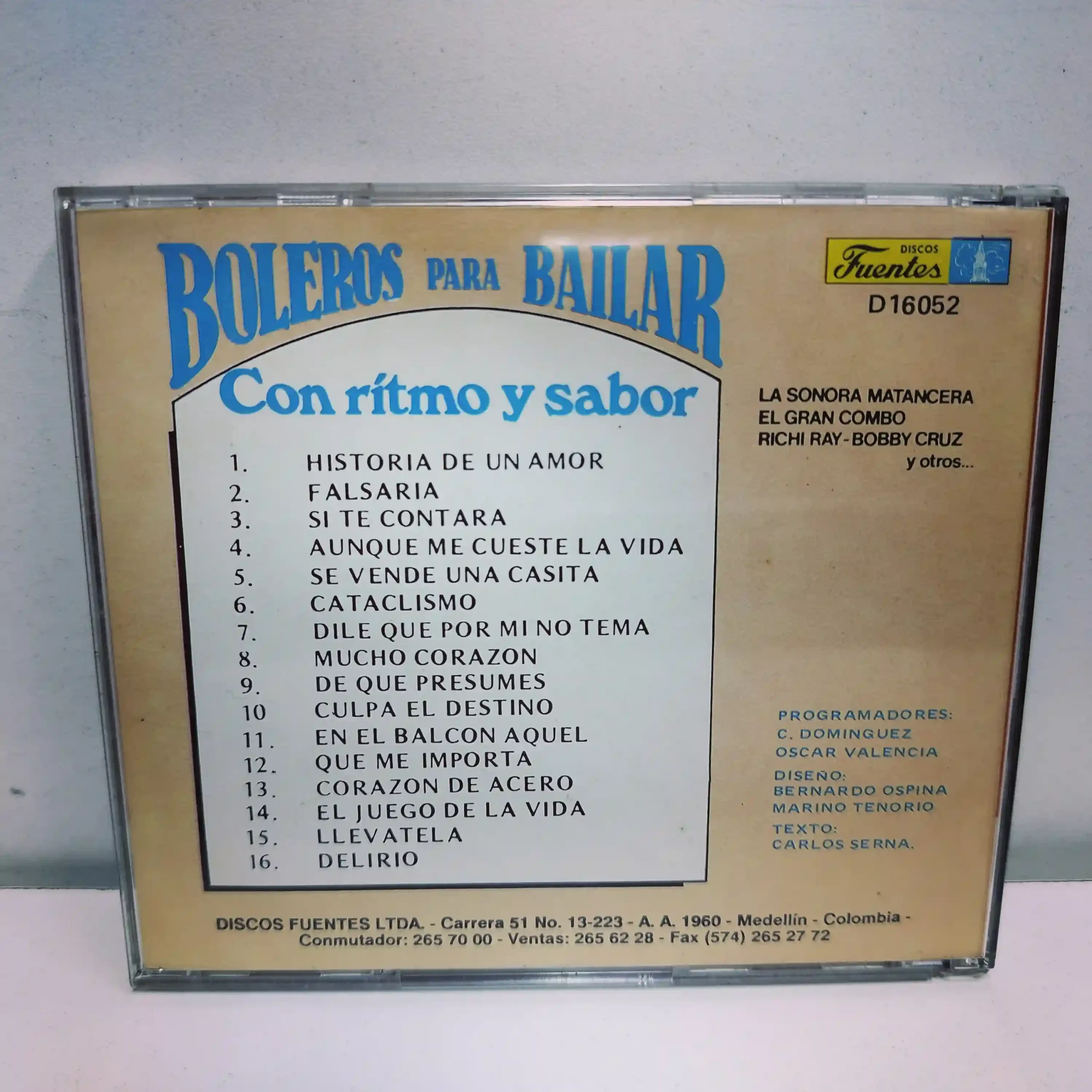 Boleros Para Bailar – Con Ritmo y Sabor (CD) - Imagen 2