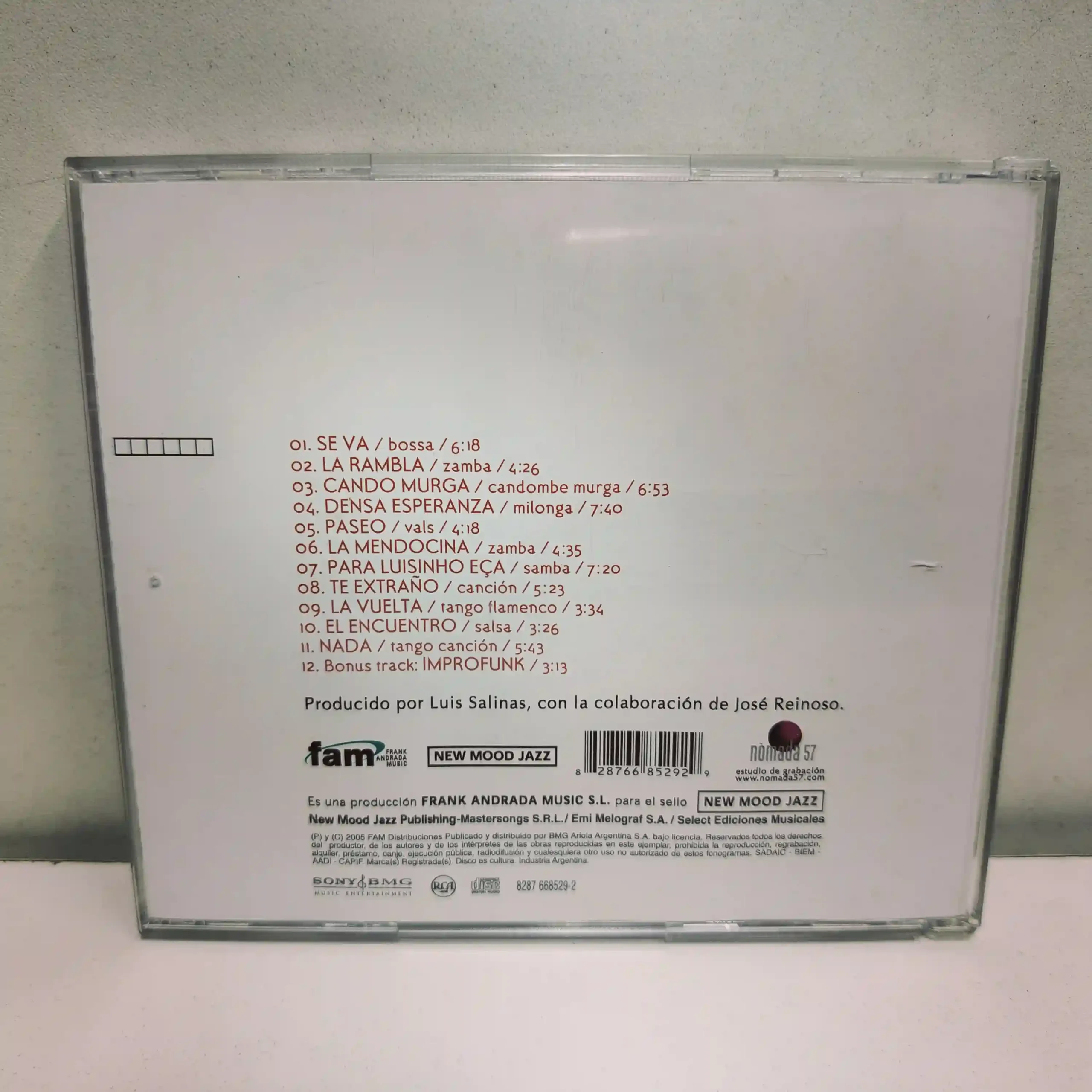 Luis Salinas – Luis Salinas Y Amigos En España (CD) - Imagen 2