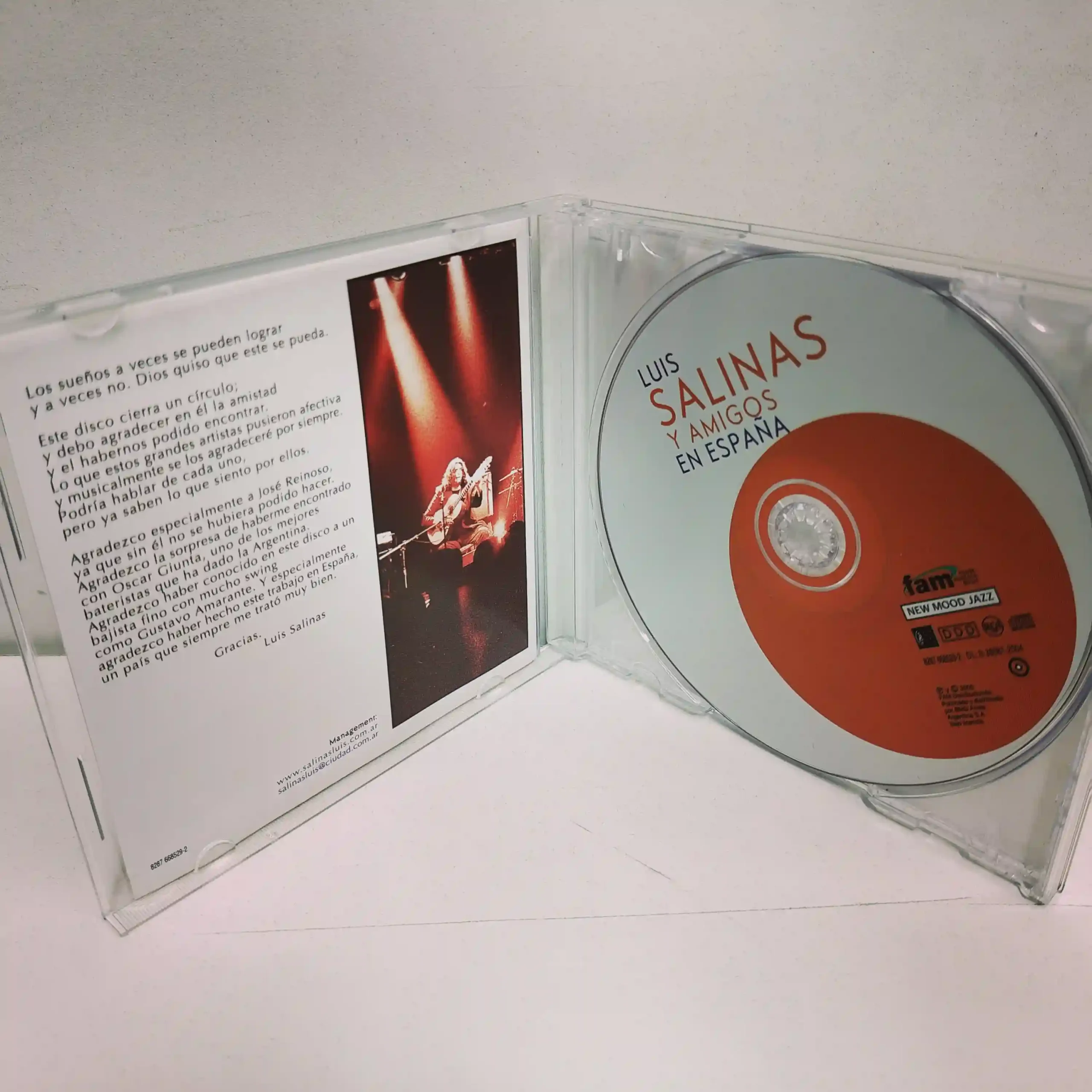 Luis Salinas – Luis Salinas Y Amigos En España (CD) - Imagen 3