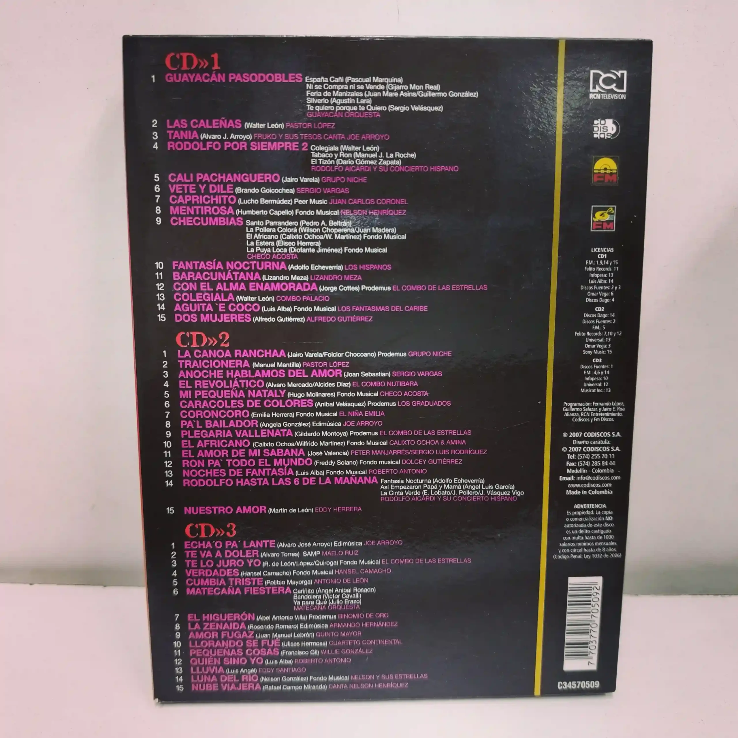 Vive La Musica Tropical (3 CD´S) - Imagen 2