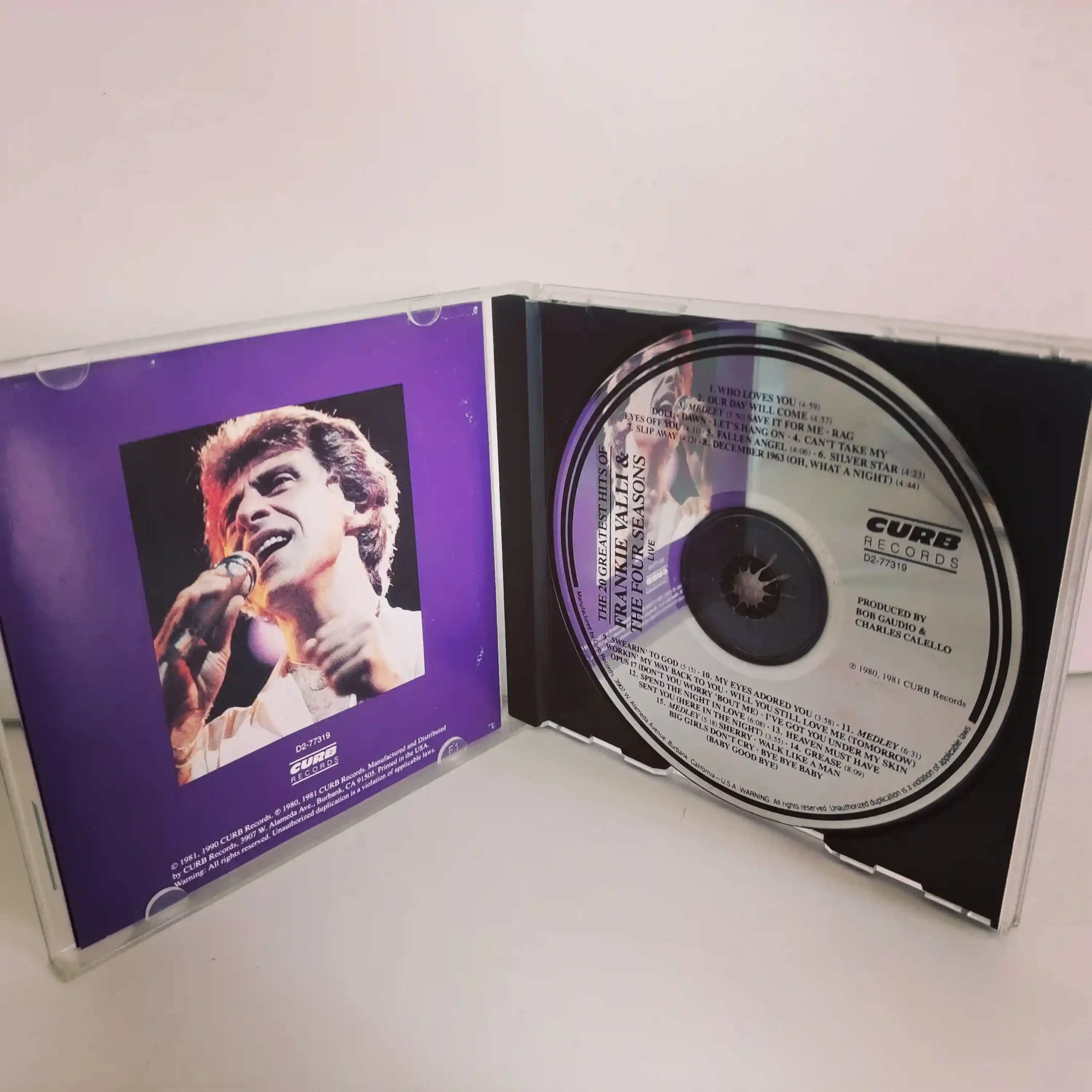 Frankie Valli And The Four Seasons – The 20 Greatest Hits (CD) - Imagen 3