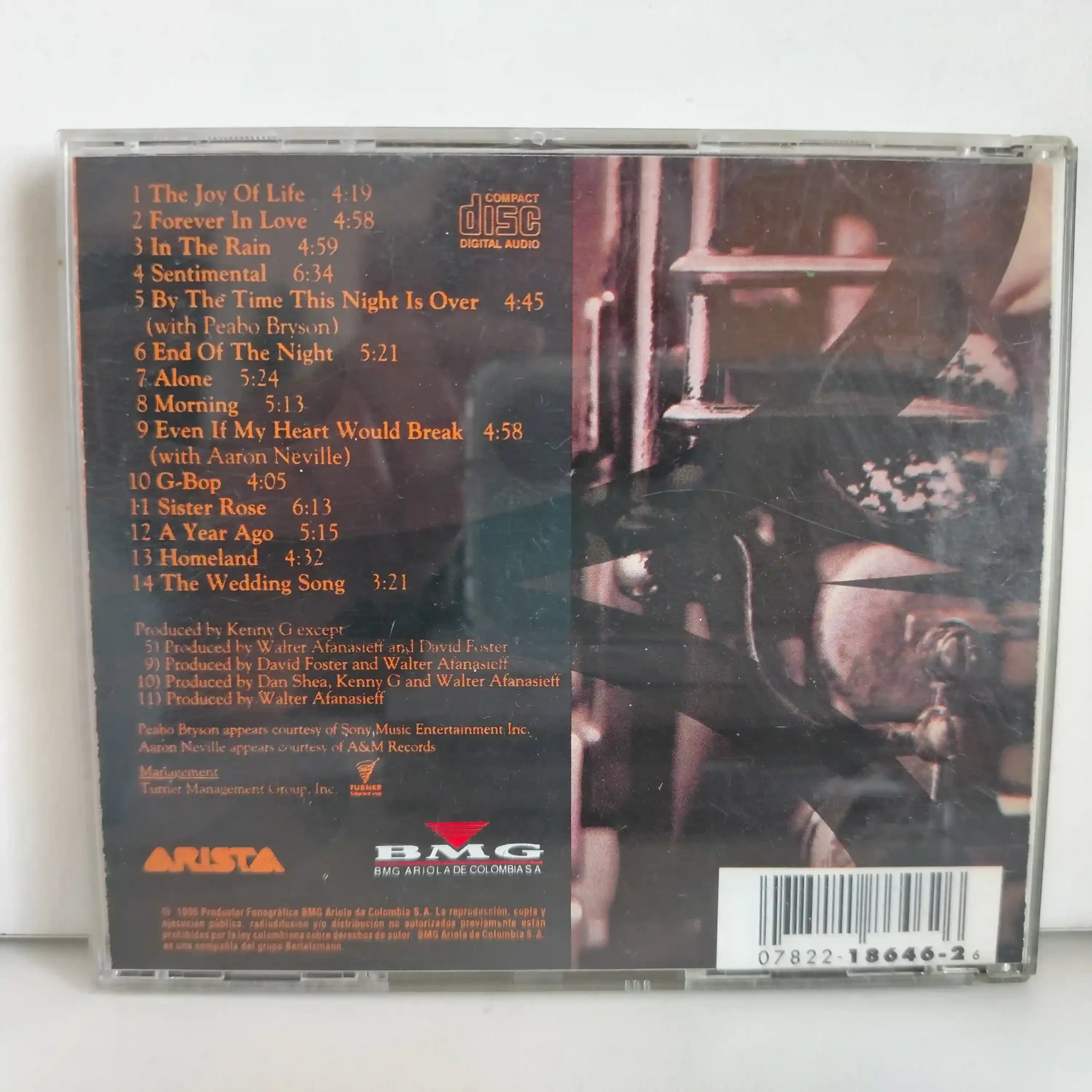Kenny G – Breathless (CD) - Imagen 2