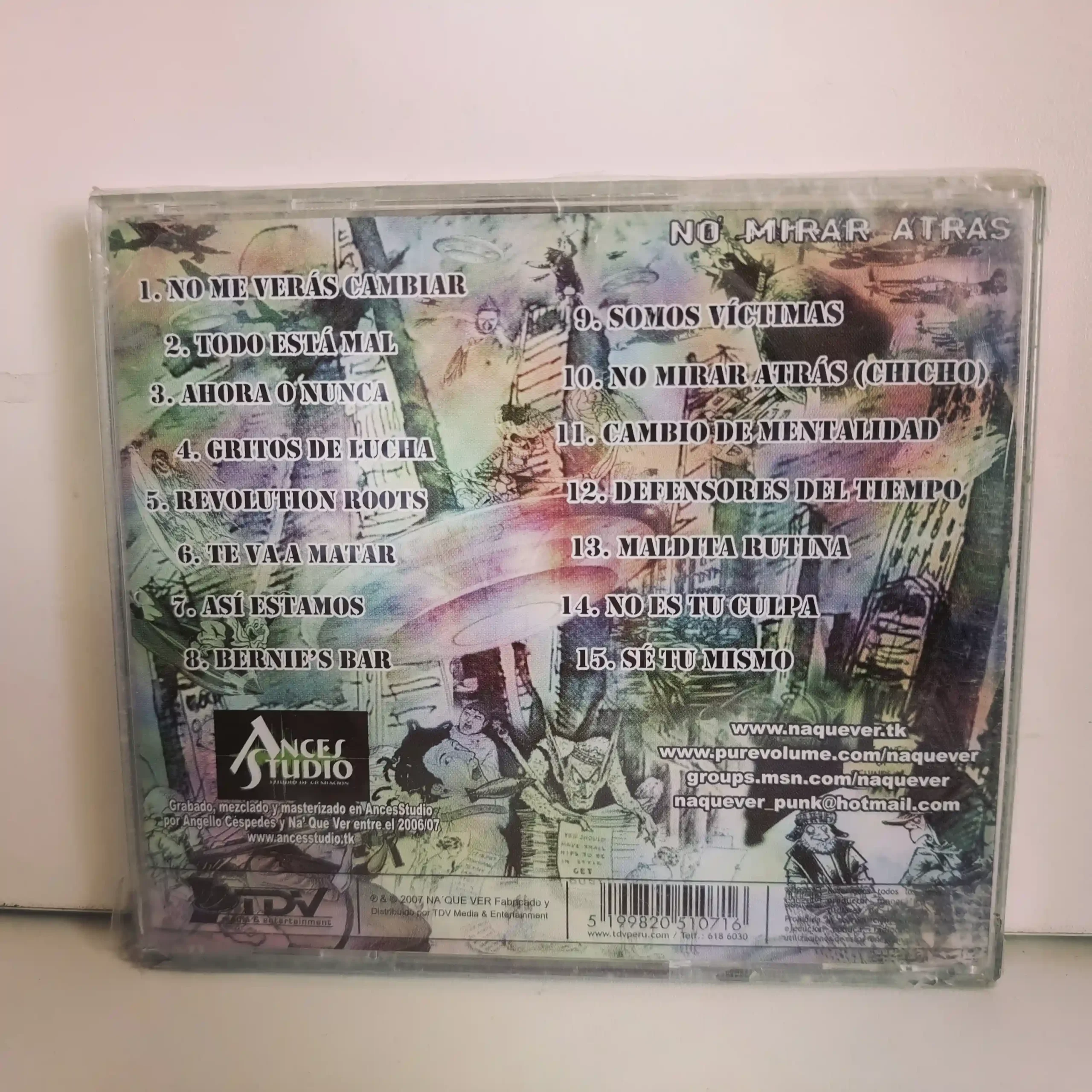 Na Que Ver – No Mirar Atrás (CD SELLADO) - Imagen 2