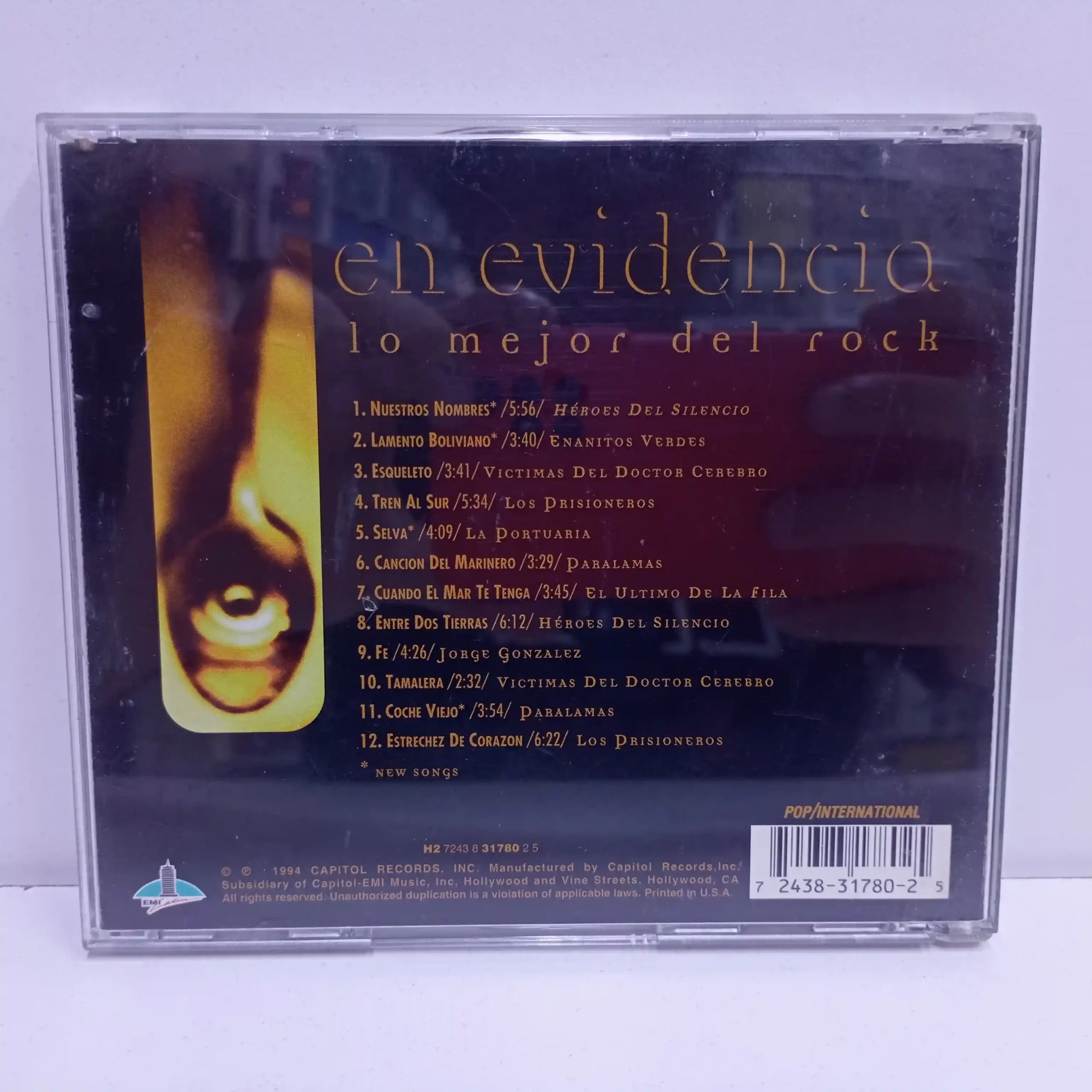 En Evidencia – Lo Mejor Del Rock (CD) - Imagen 2