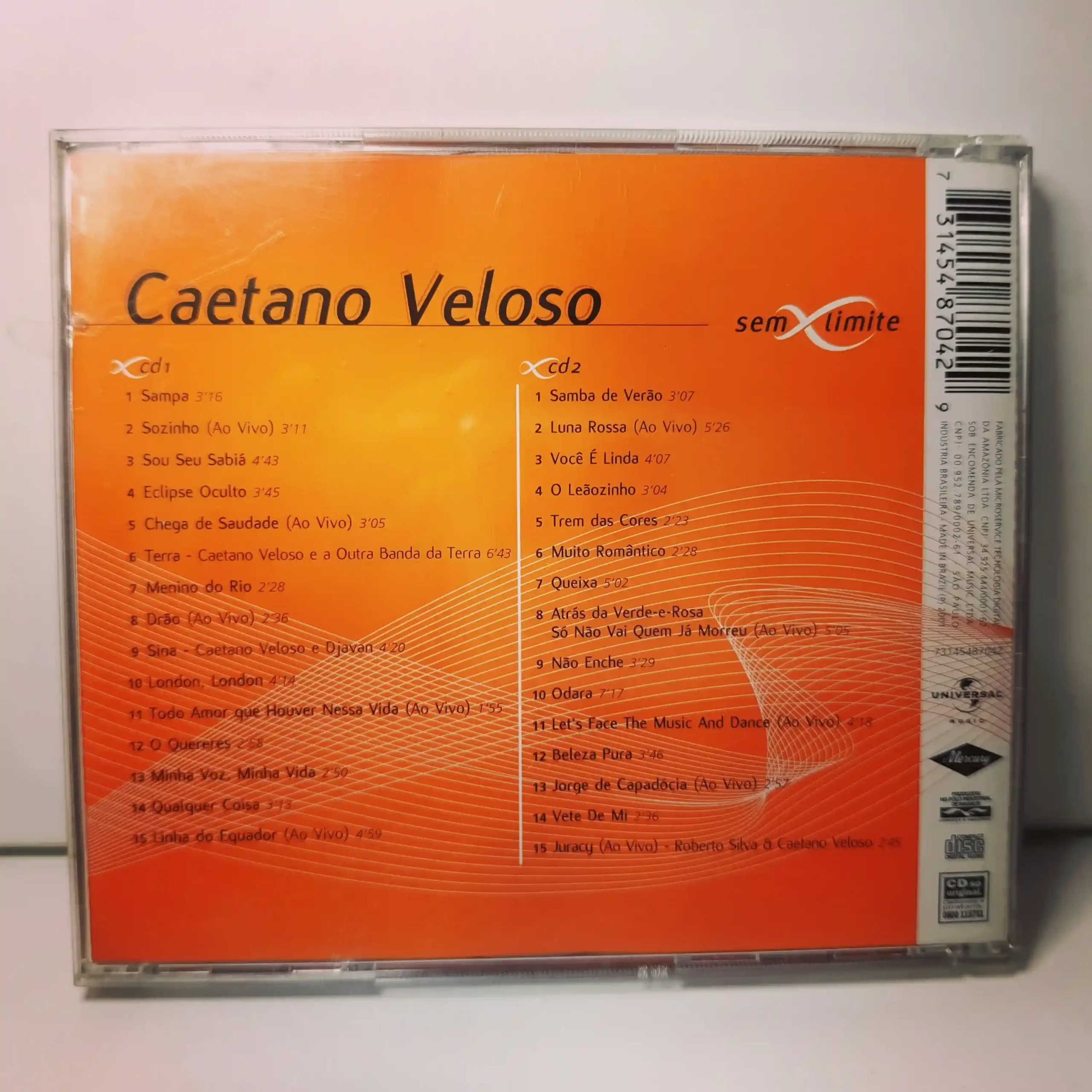 Caetano Veloso – 30 Sucessos (2 CD´S) - Imagen 2