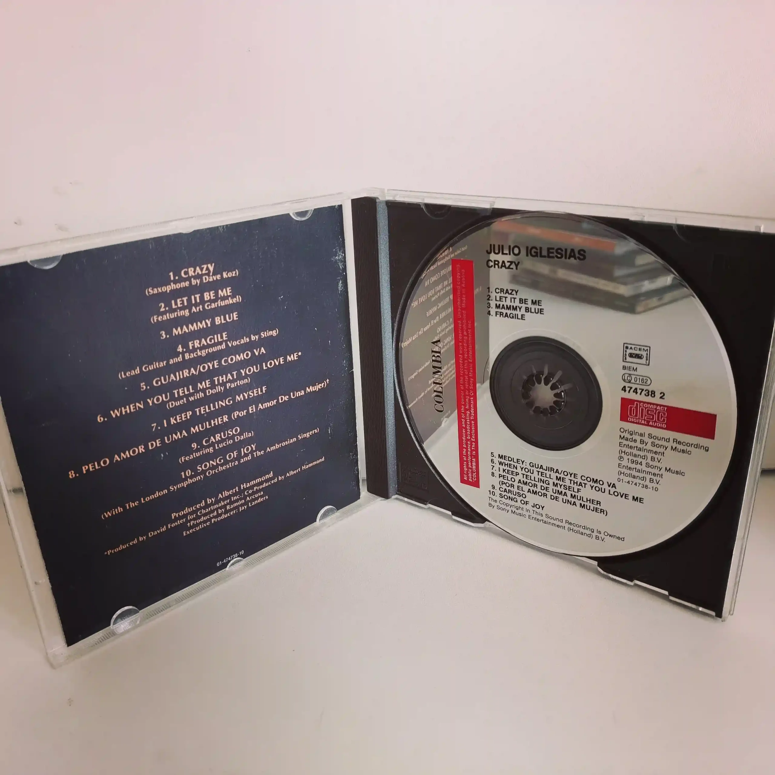 Julio Iglesias – Crazy (CD) - Imagen 3