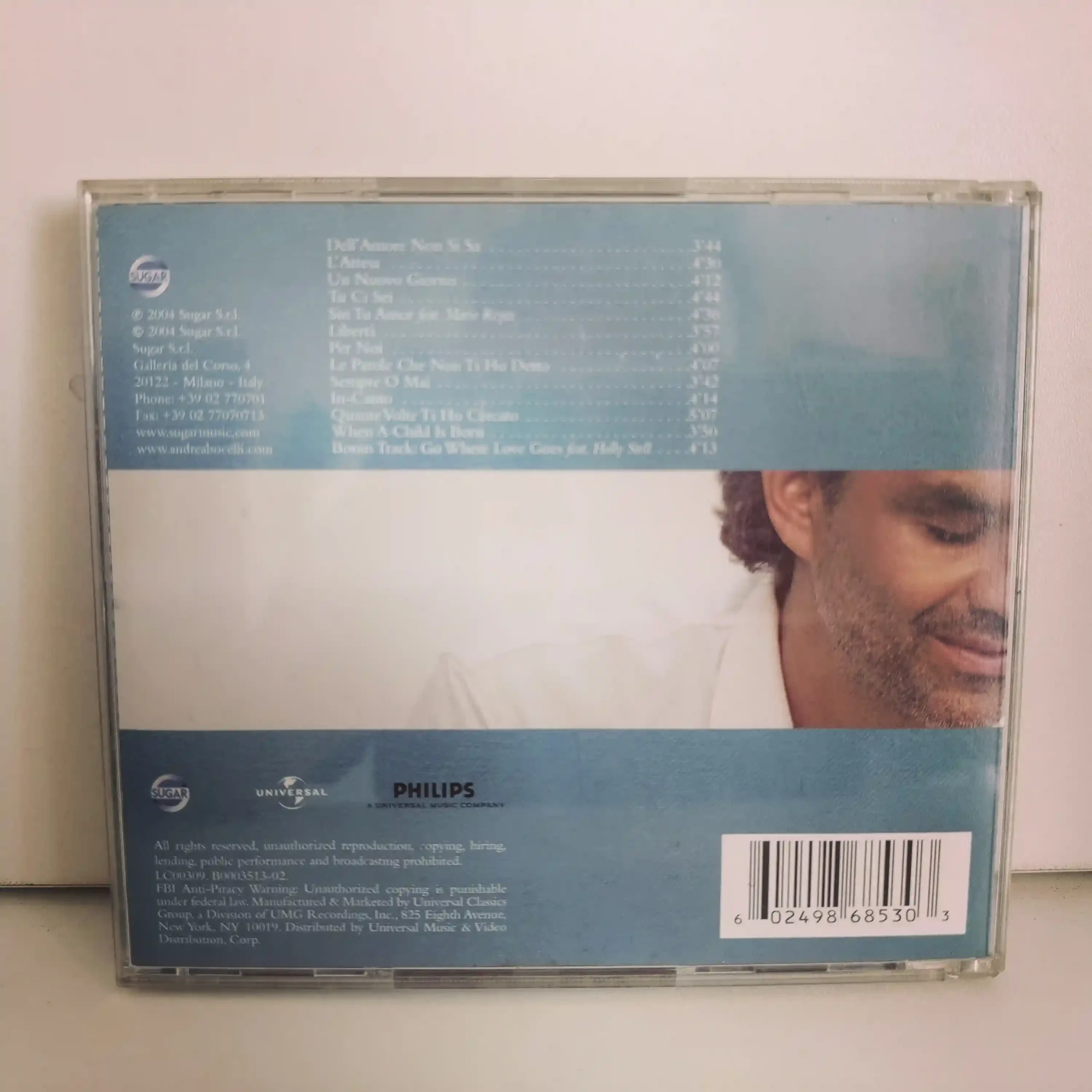 Andrea Bocelli – Andrea (CD) - Imagen 2