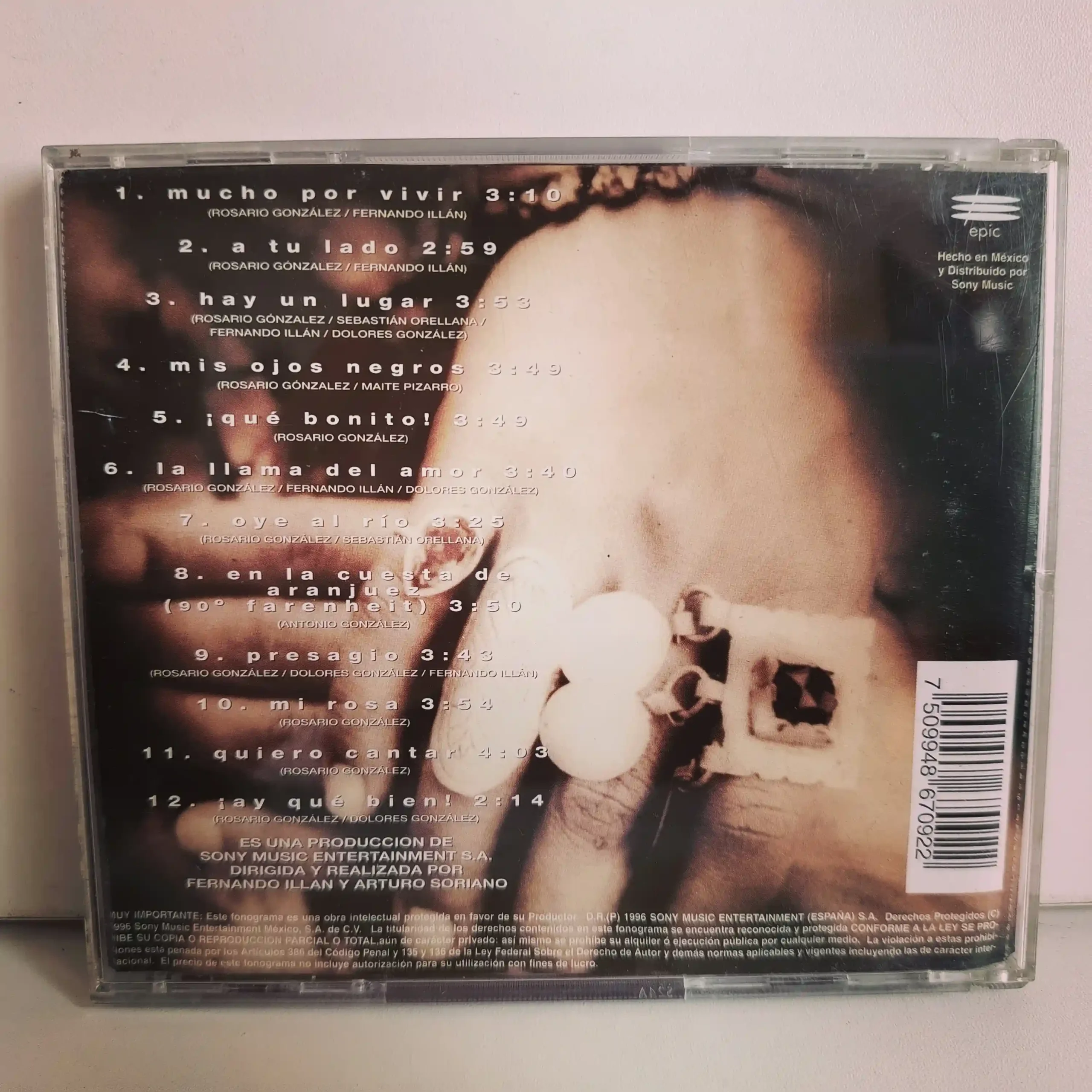 Rosario – Mucho Por Vivir (CD) - Imagen 2