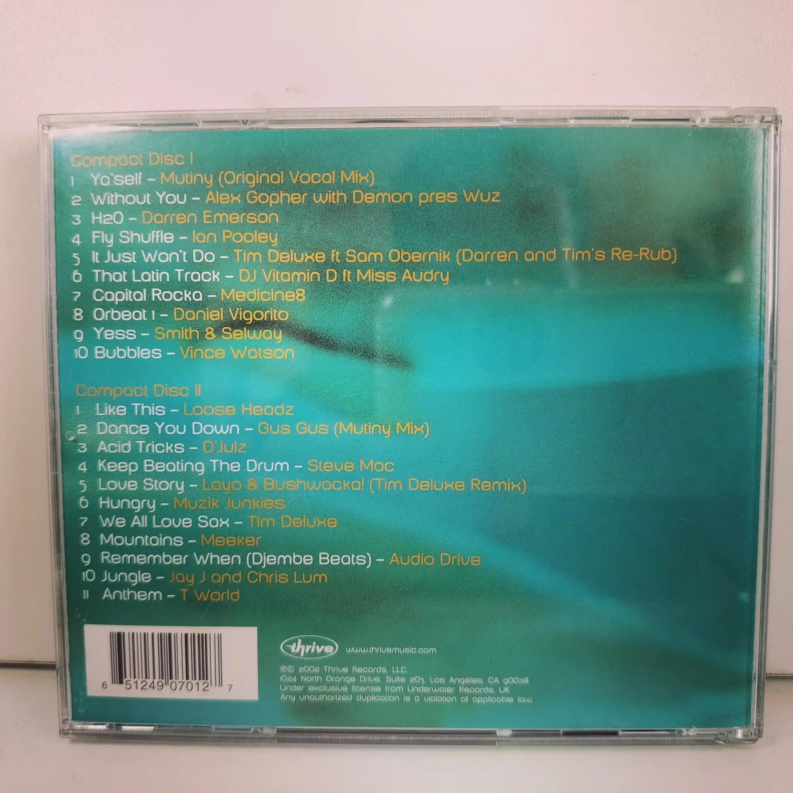 Darren Emerson & Tim Deluxe – Underwater Episode 1 (2 CD´S) - Imagen 2