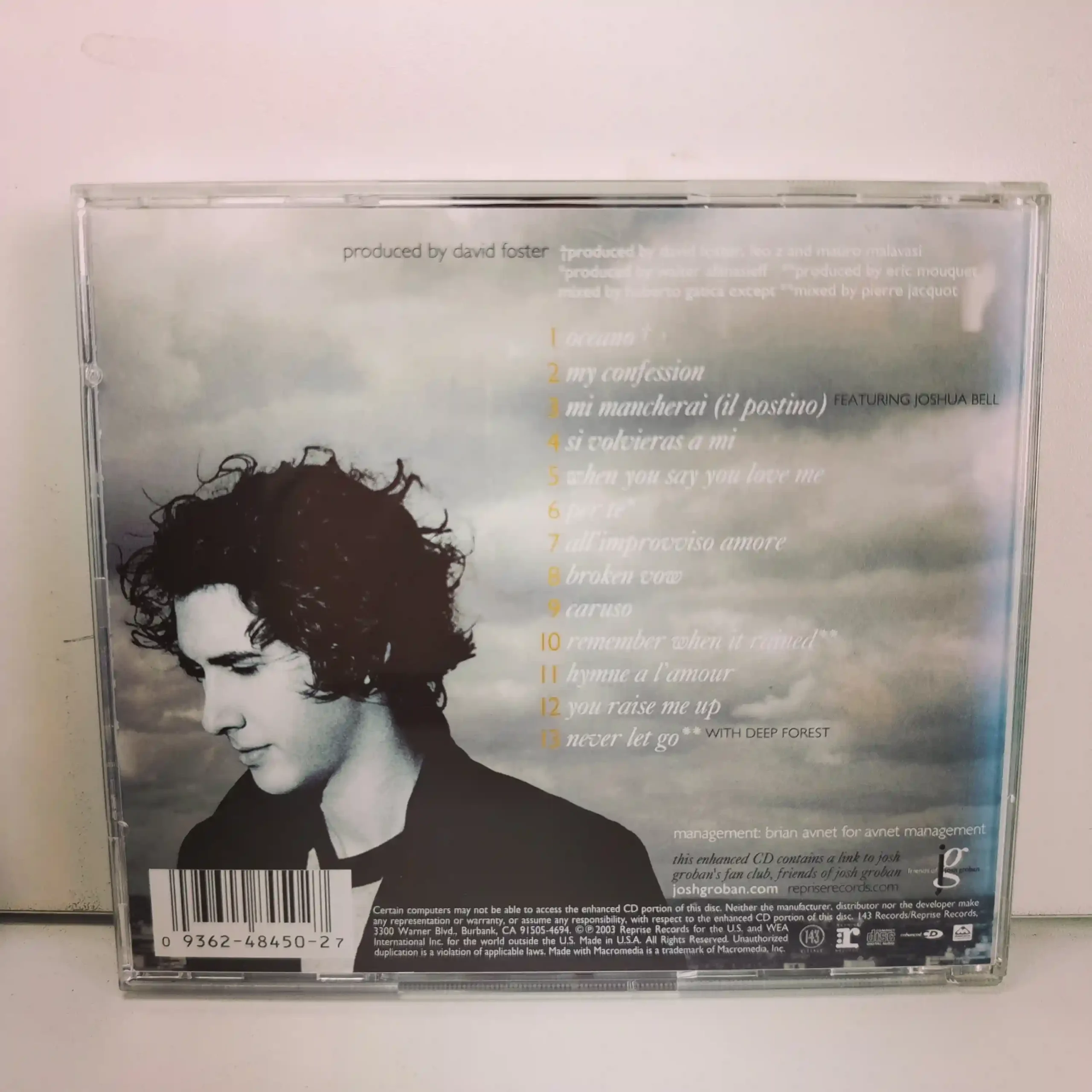 Josh Groban – Closer (CD) - Imagen 2