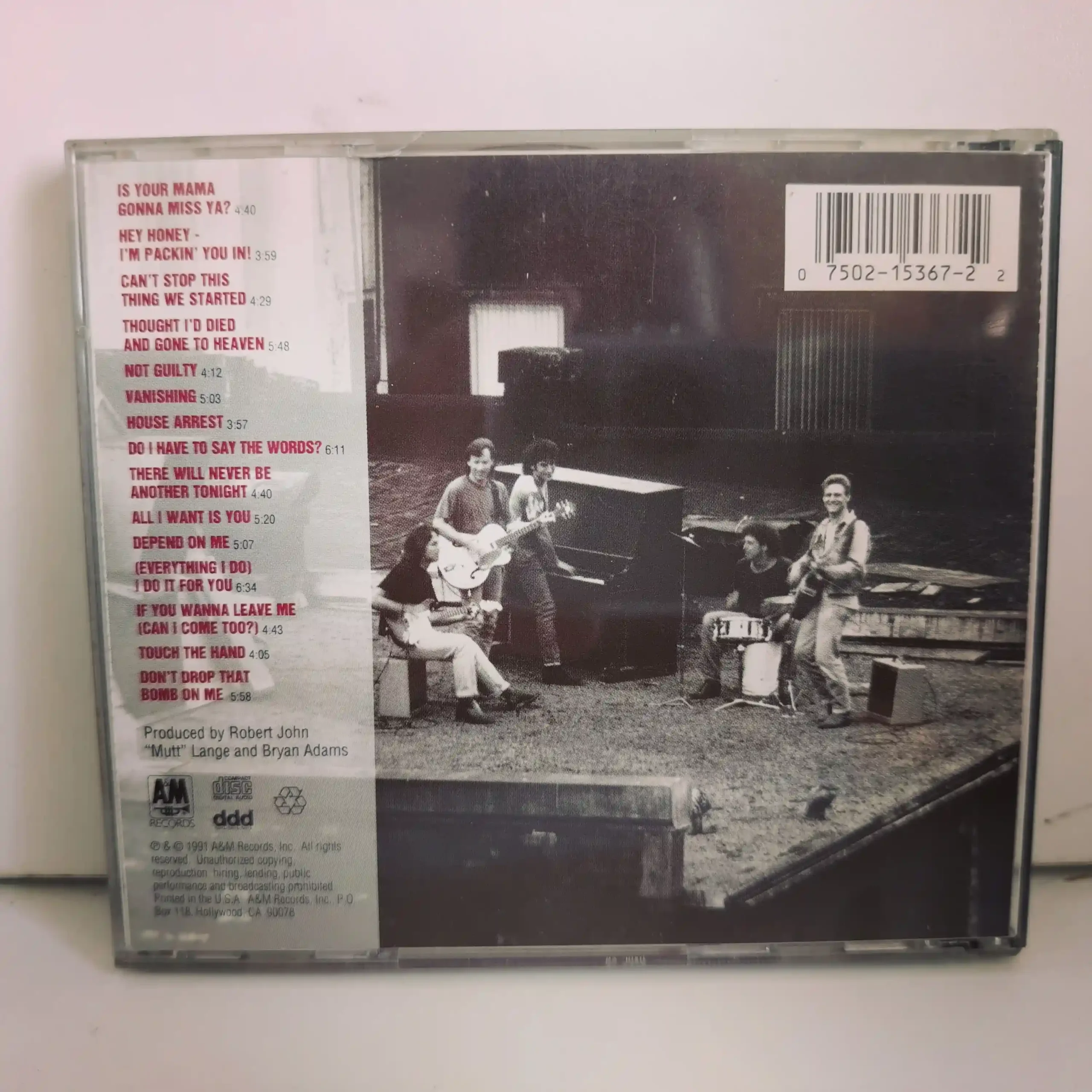 Bryan Adams – Waking Up The Neighbours (CD) - Imagen 2