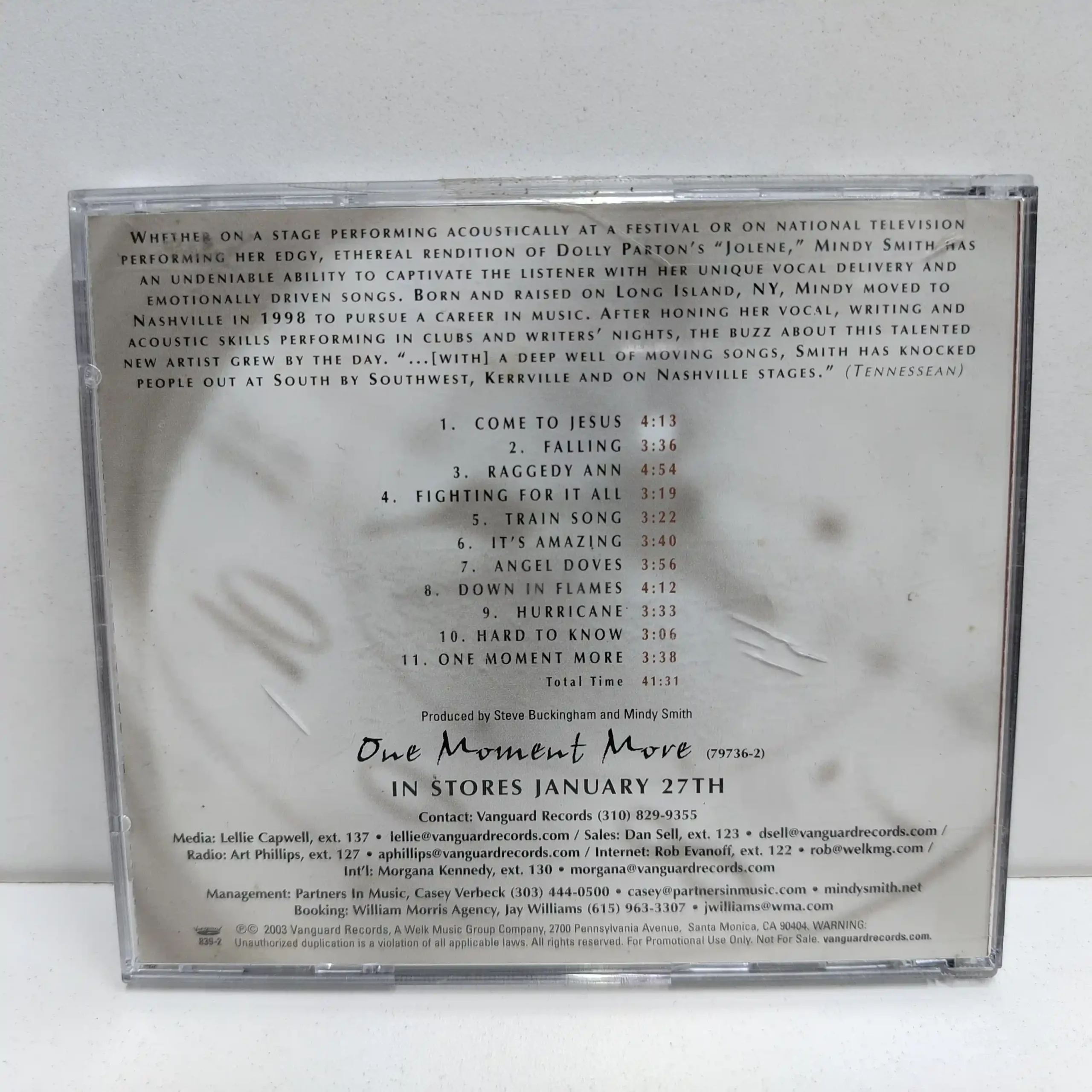 Mindy Smith – One Moment More (CD) - Imagen 2