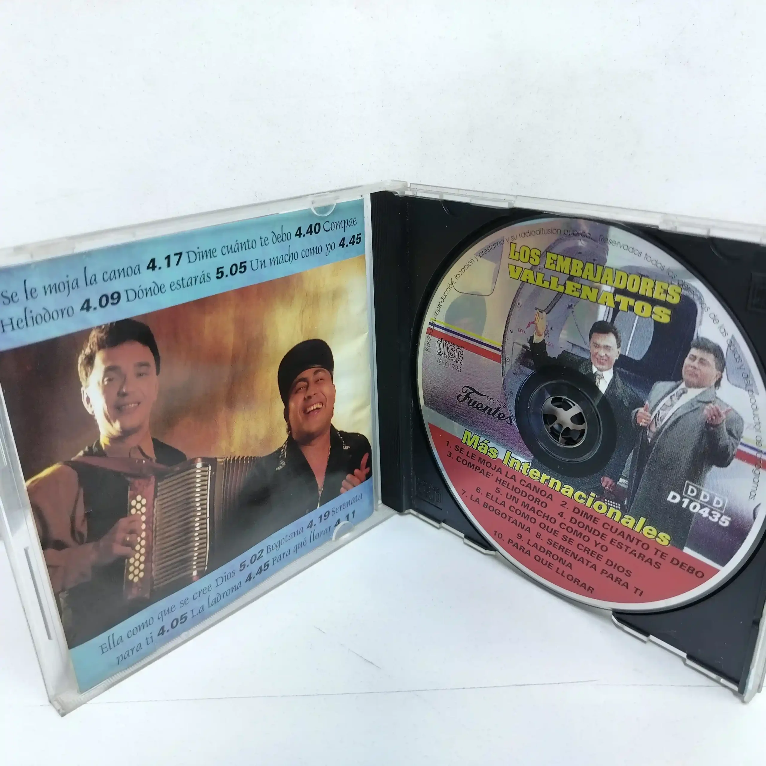 Los Embajadores Vallenatos – Mas internacionales (CD) - Imagen 3