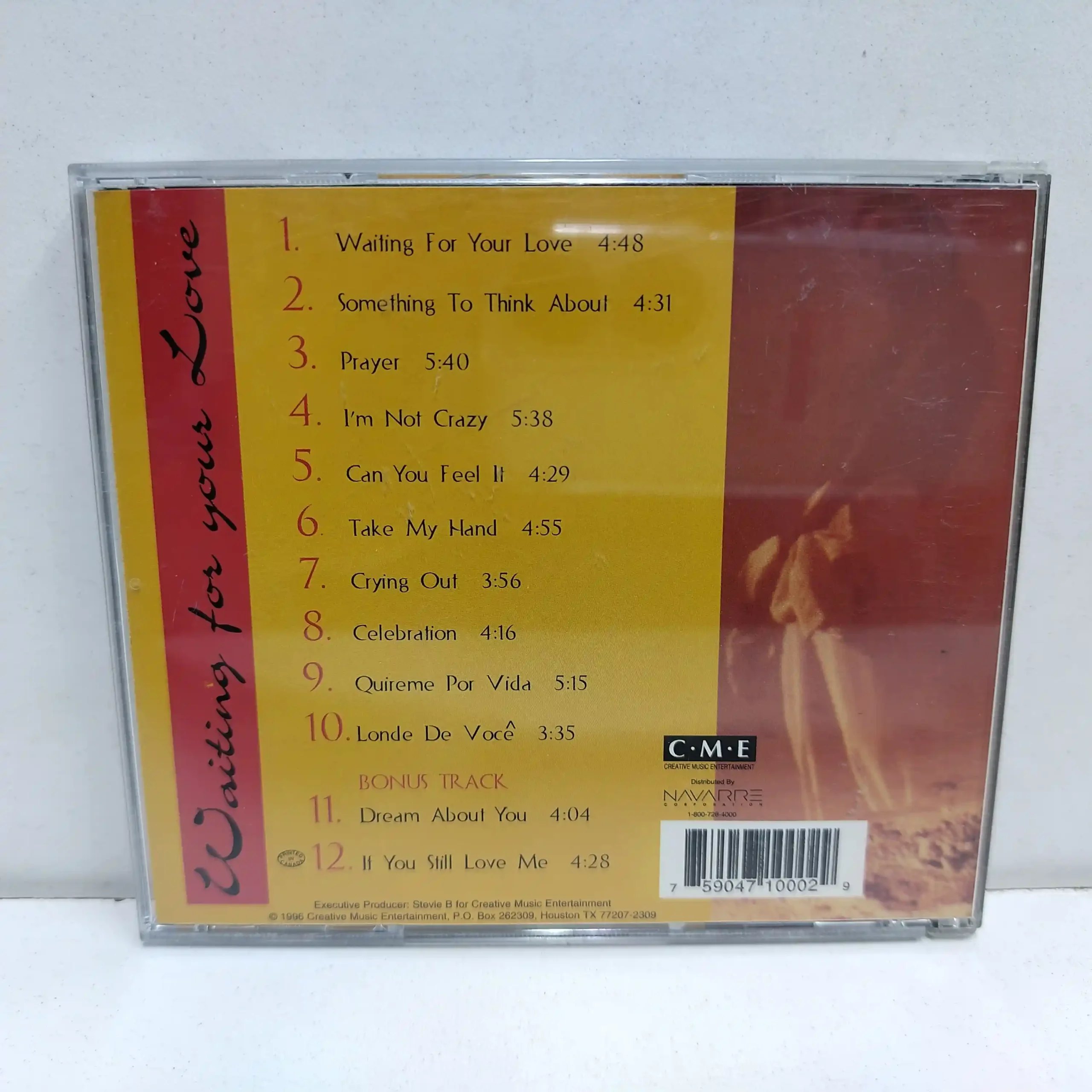 Stevie B – Waiting For Your Love (CD) - Imagen 2