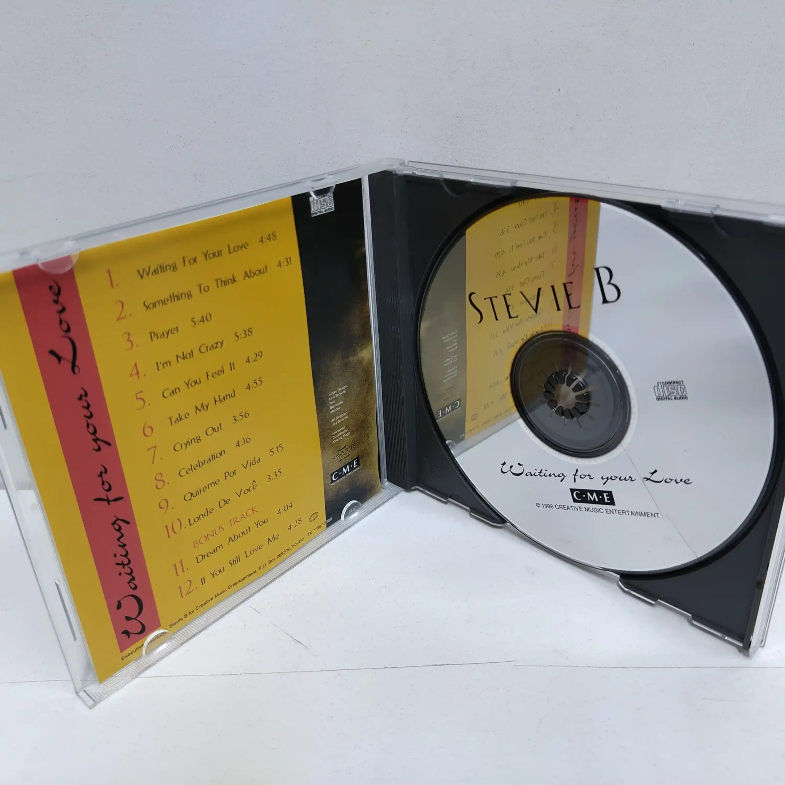 Stevie B – Waiting For Your Love (CD) - Imagen 3