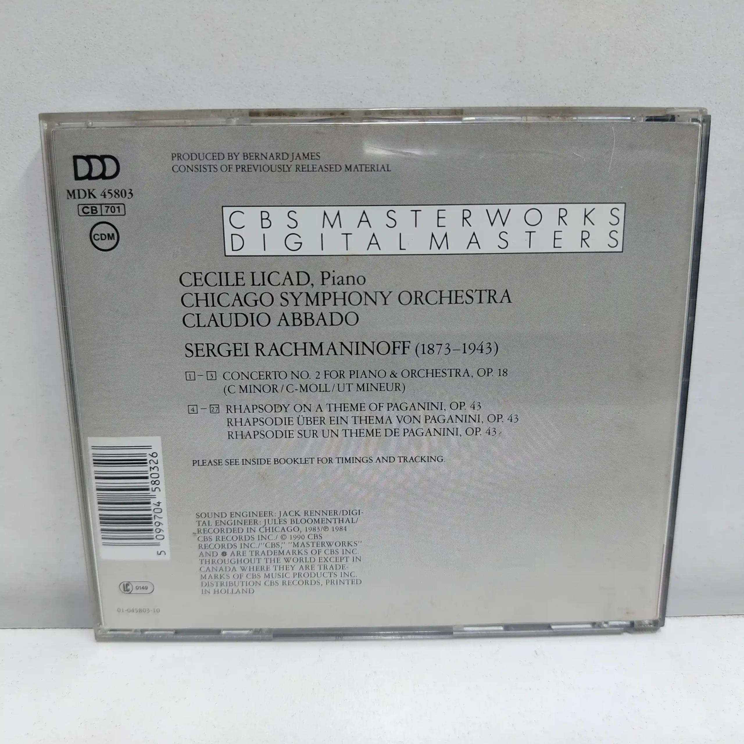 RACHMANINOFF (CD) - Imagen 2