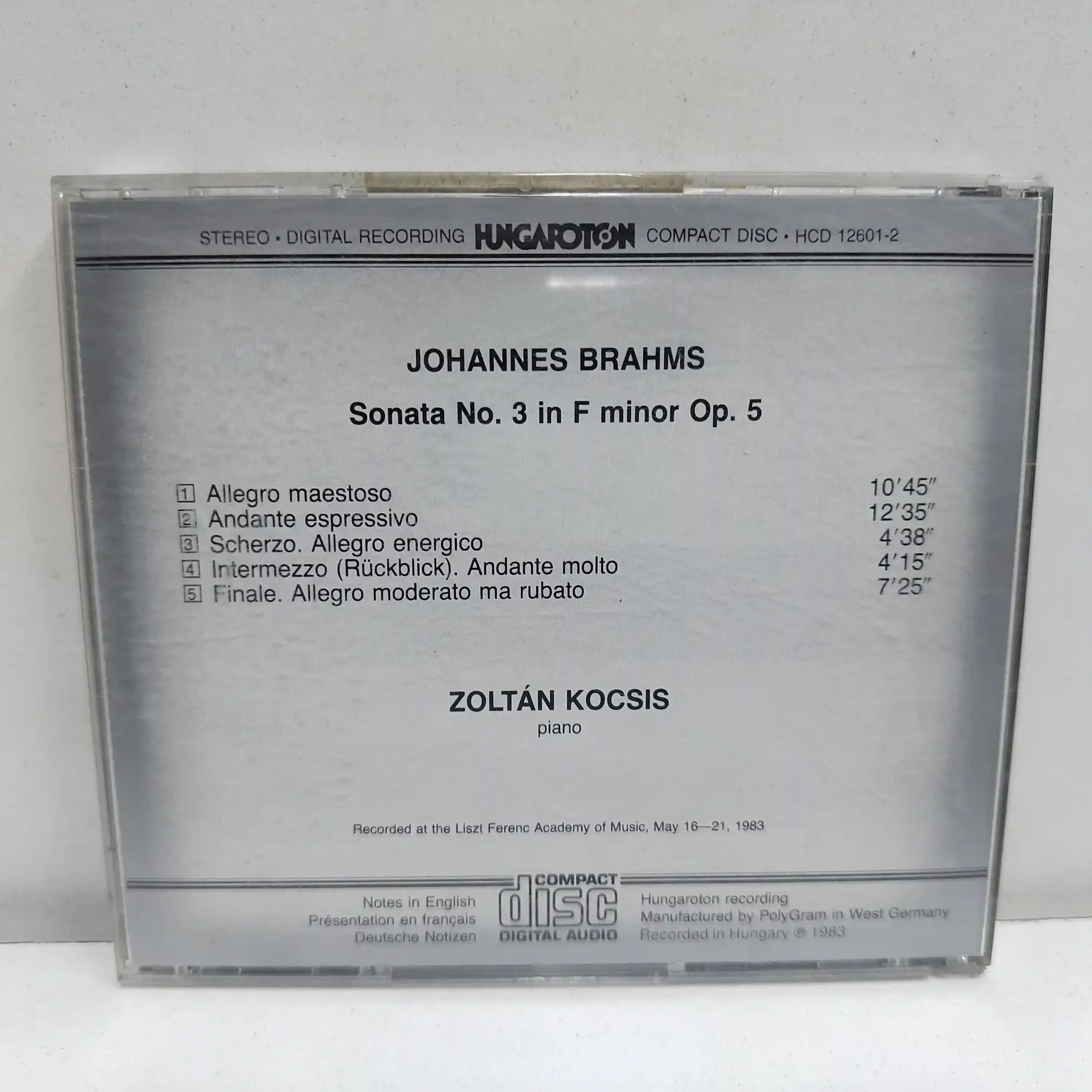BRAHMS (CD) - Imagen 2