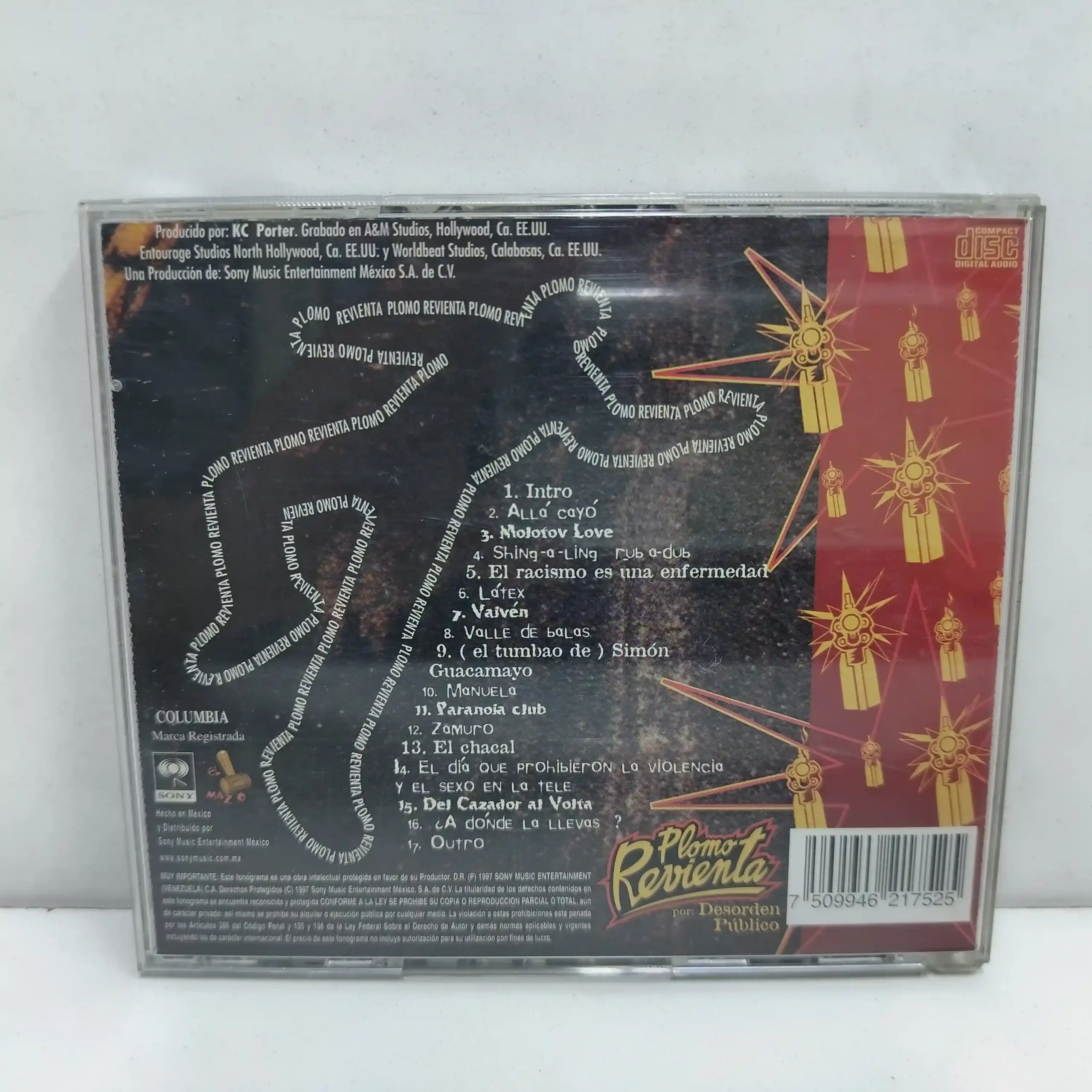 PLOMO REVIENTA (CD) - Imagen 2