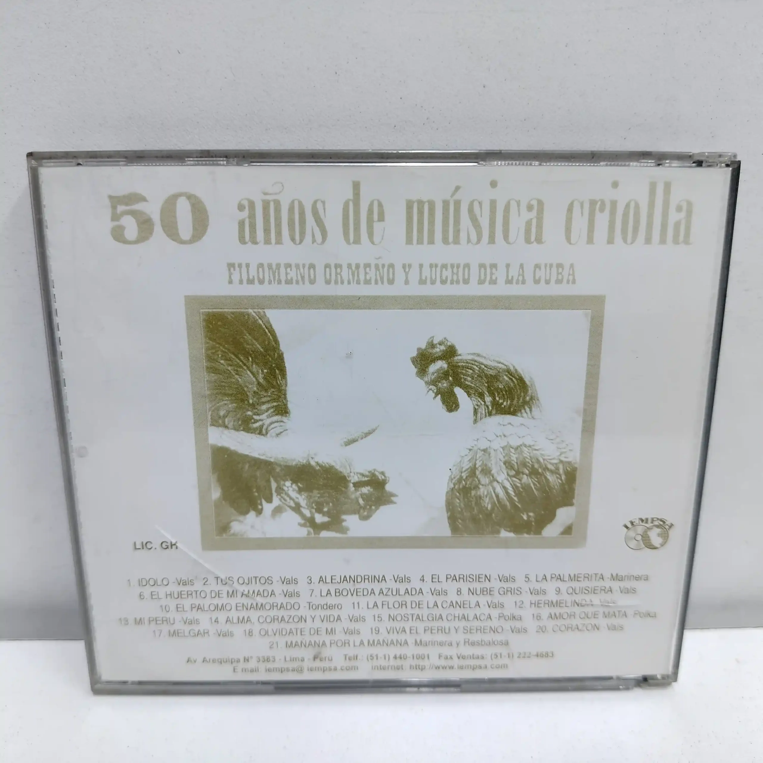 50 AÑOS DE MUSICA CRIOLLA (CD) - Imagen 2