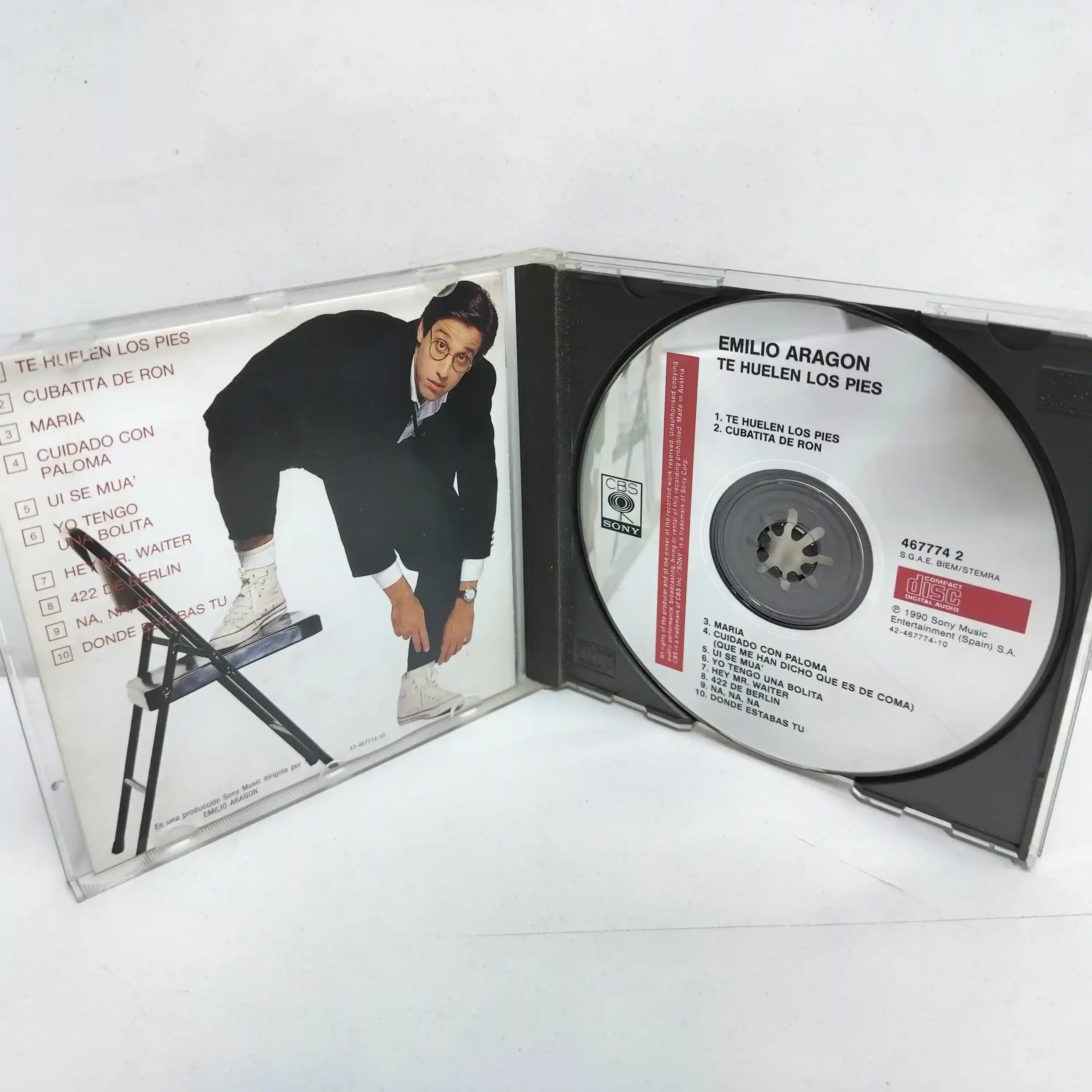Emilio Aragón – Te Huelen Los Pies (CD) - Imagen 3