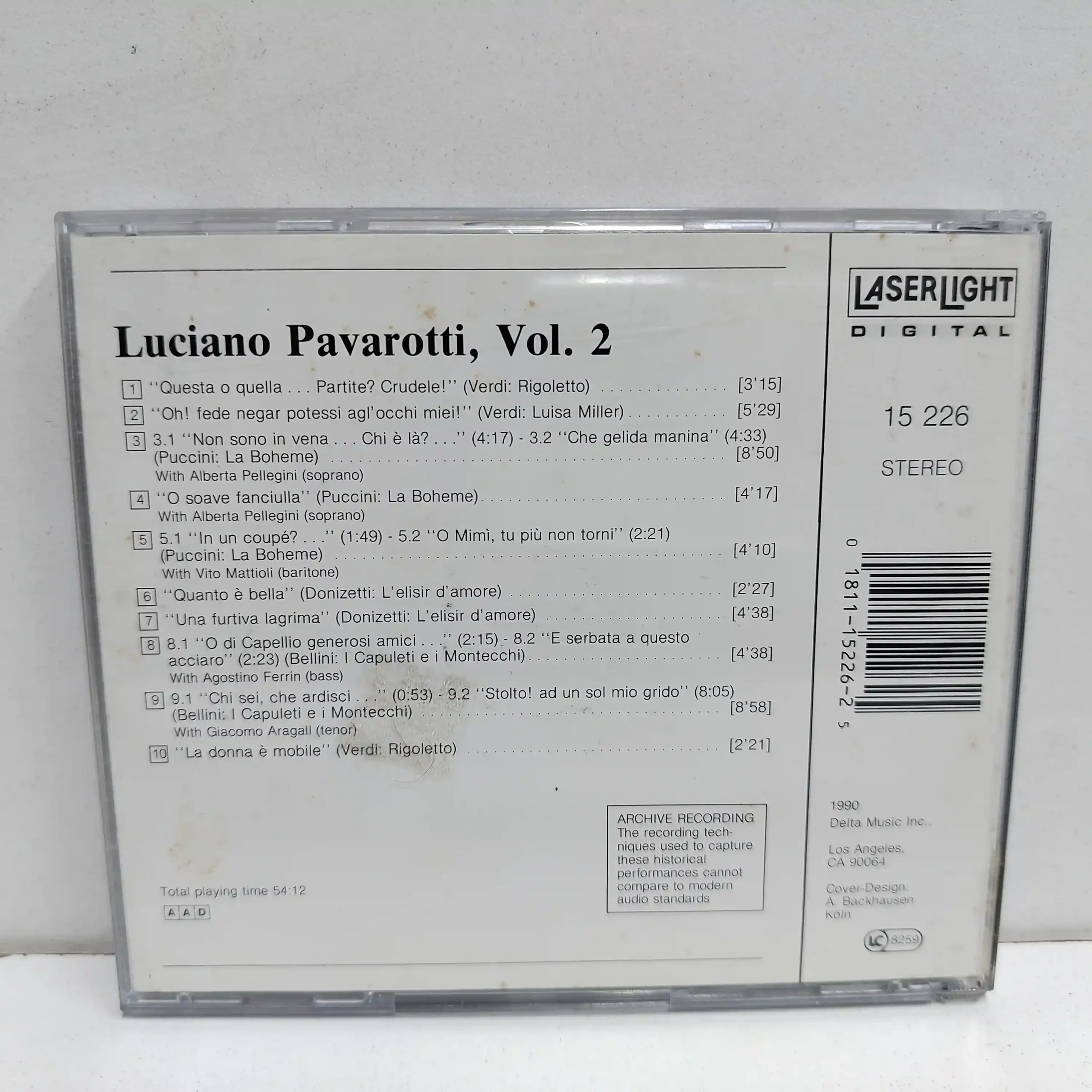 Luciano Pavarotti – Vol. 2 – Live Recordings 1961-1967 (CD) - Imagen 2