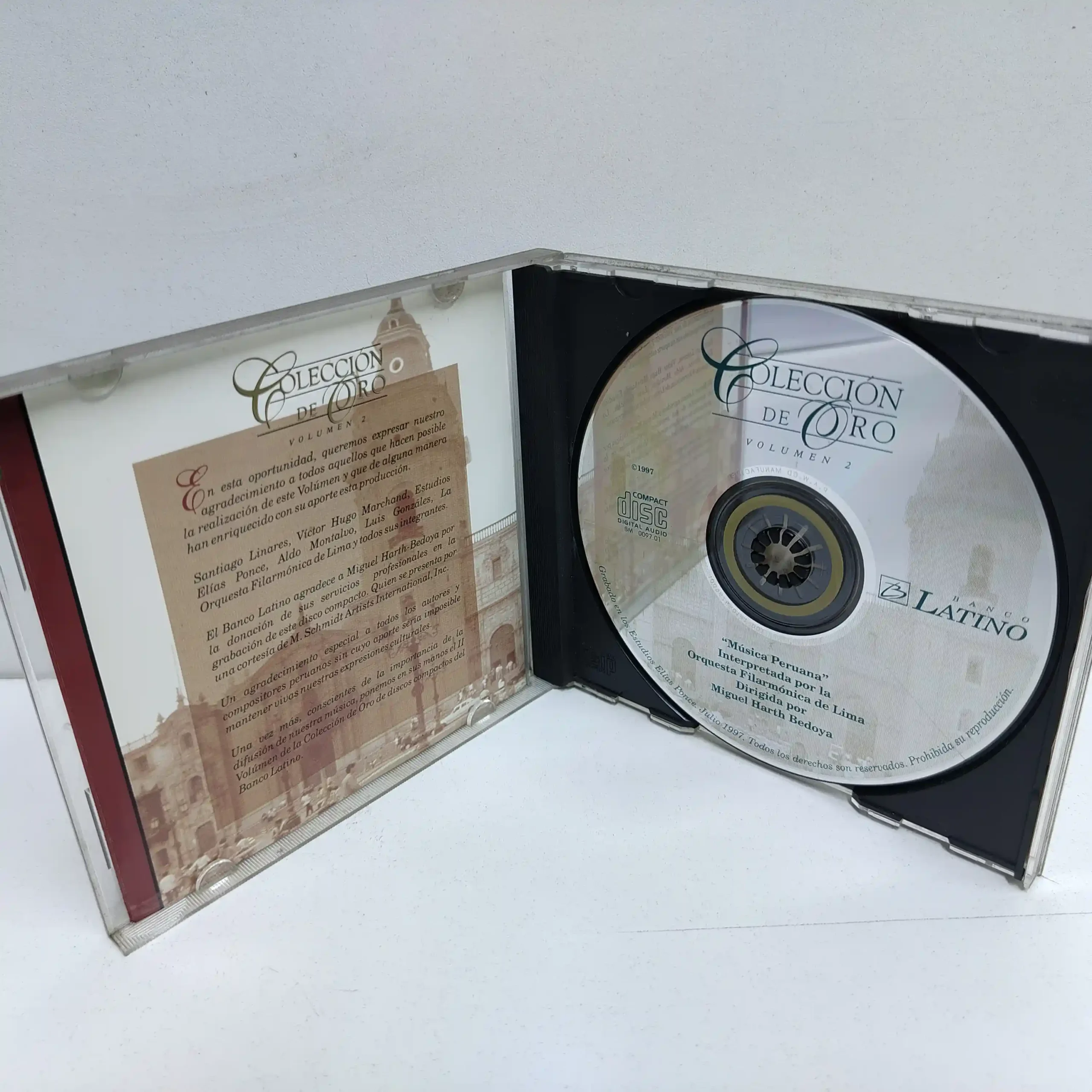 Coleccion De Oro – Vol 2 Musica Peruana Interpretada (CD) - Imagen 3