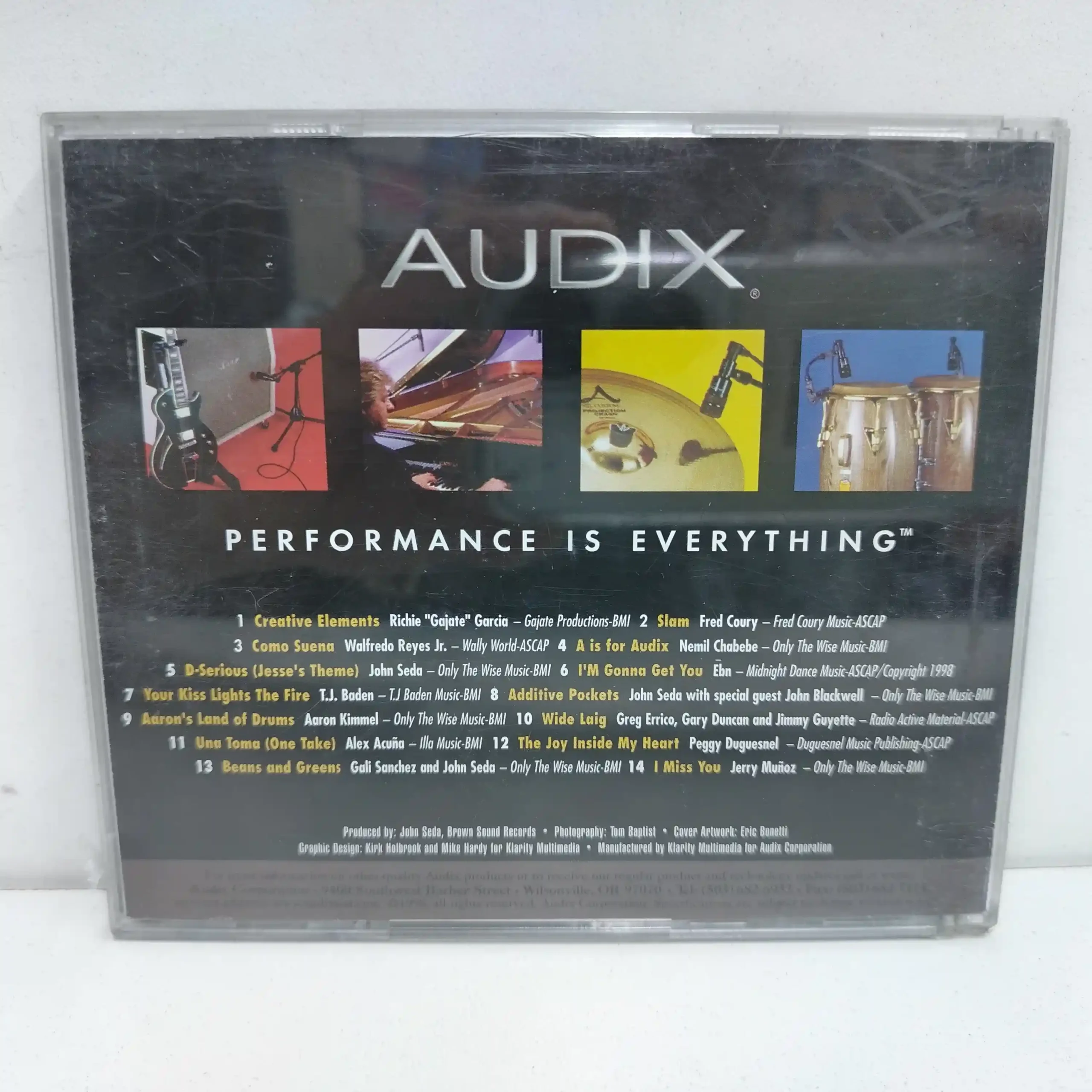 AUDIX – Performance is Everything (2 CD’s) - Imagen 2